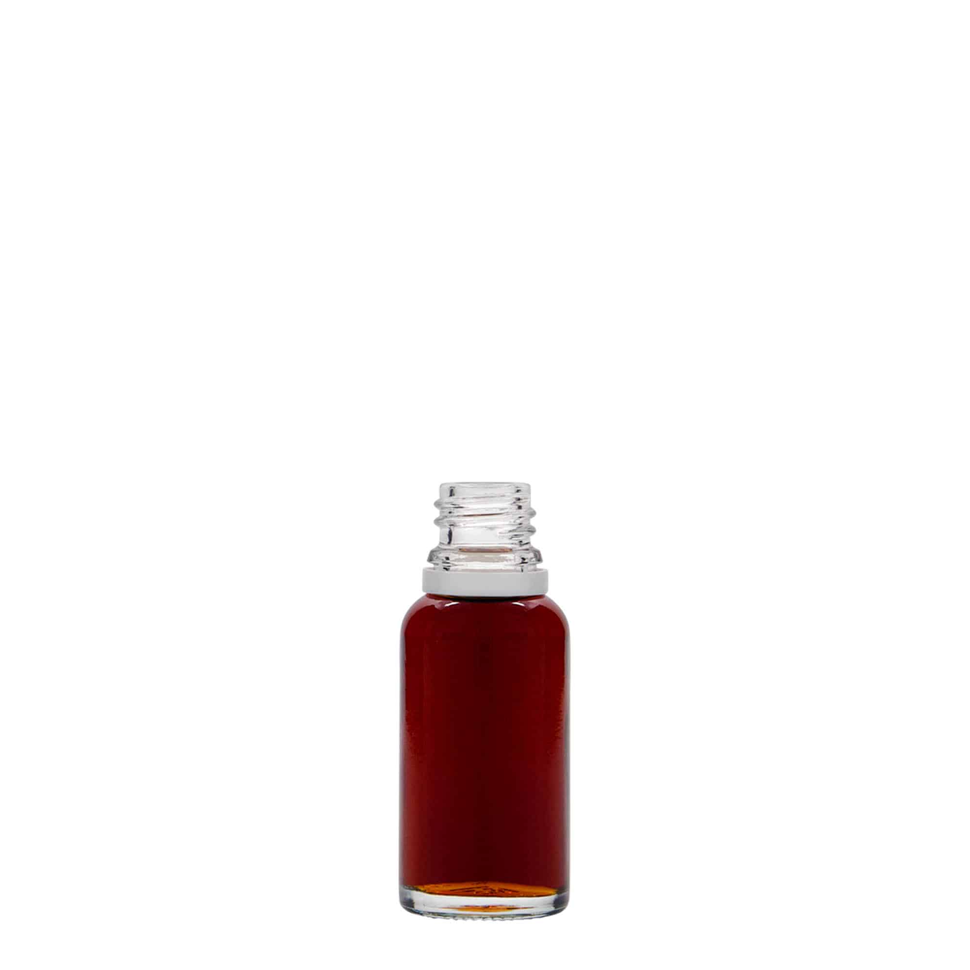 20 ml Flacone farmaceutico, vetro, imboccatura: DIN 18