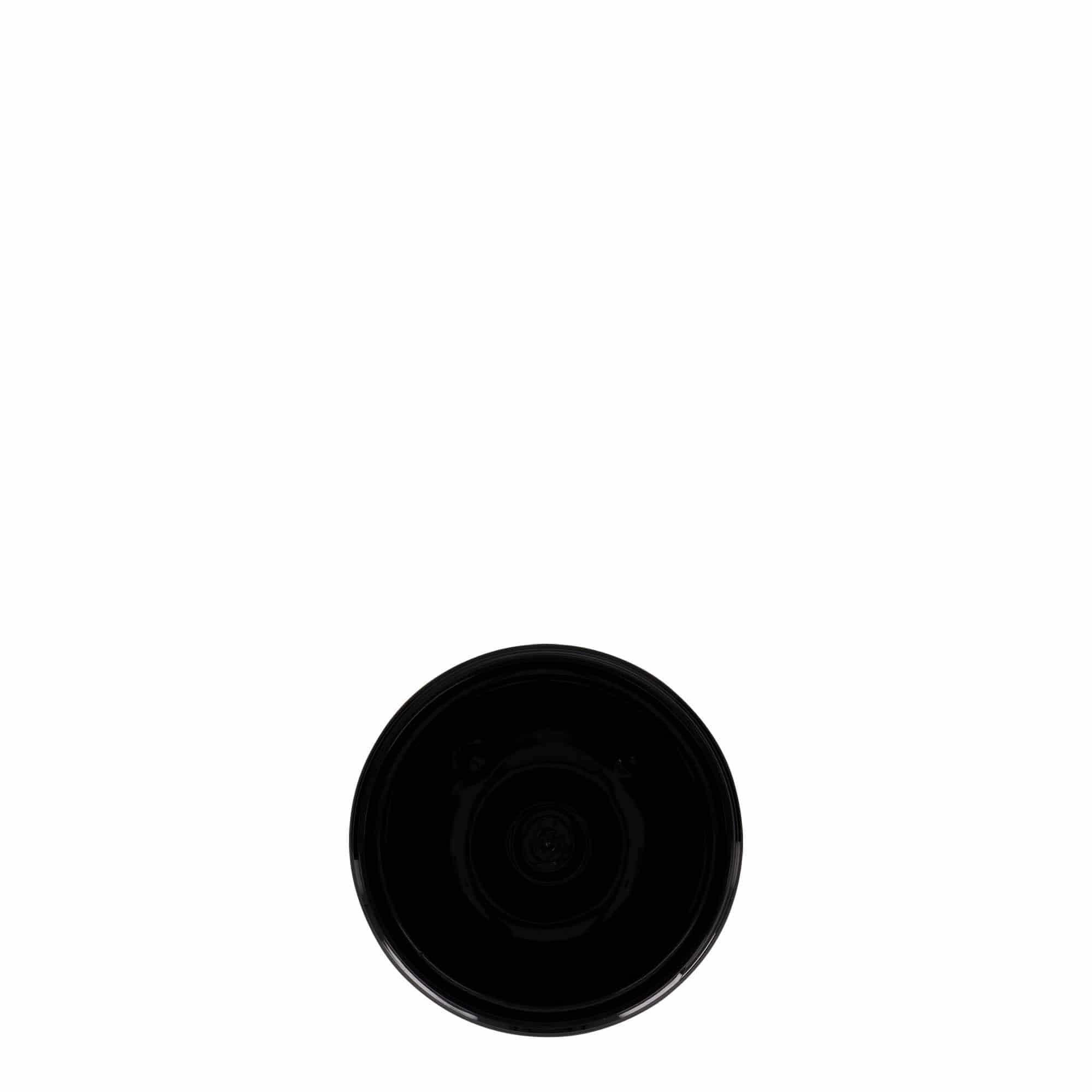 500 ml barattolo PET 'Isabella', nero, bocca: 100/400 500 ml barattolo PET 'Isabella', nero, bocca: 100/400