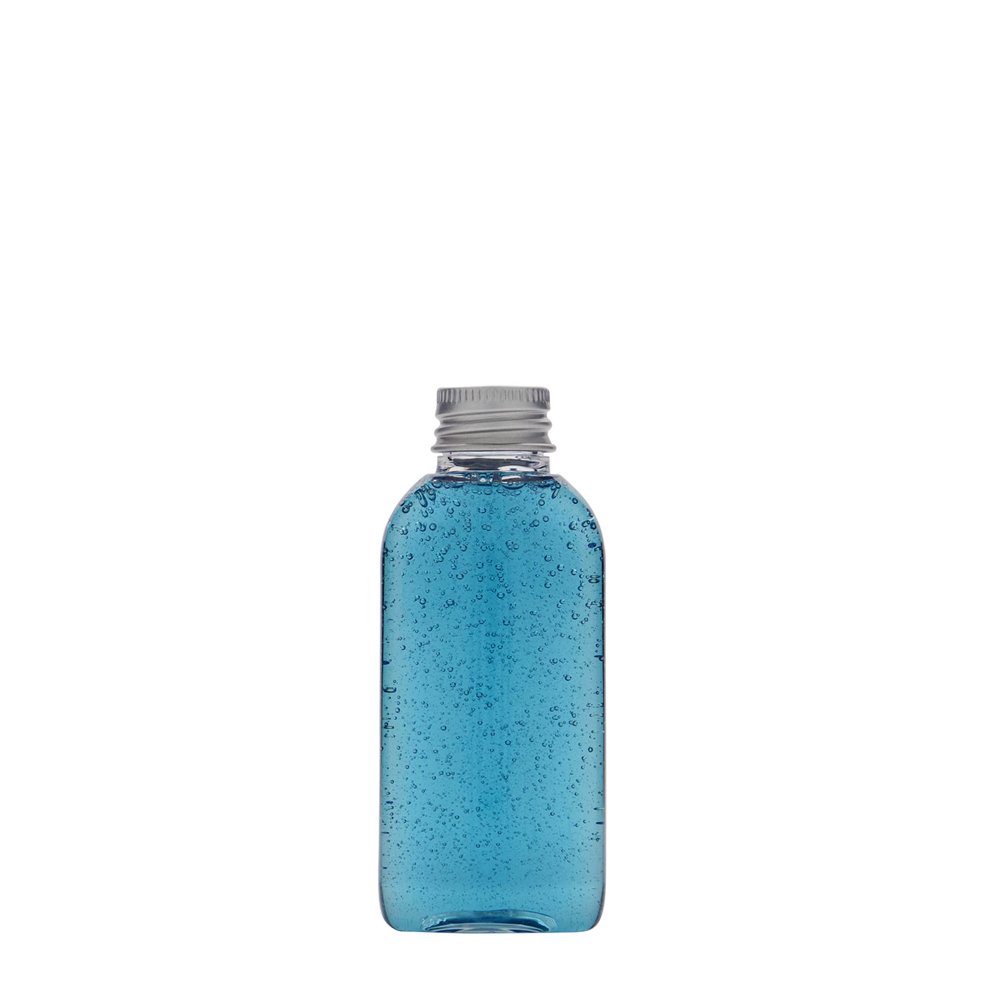 Bottiglia PET da 50 ml 'Iris', ovale, plastica, bocca: 20/410