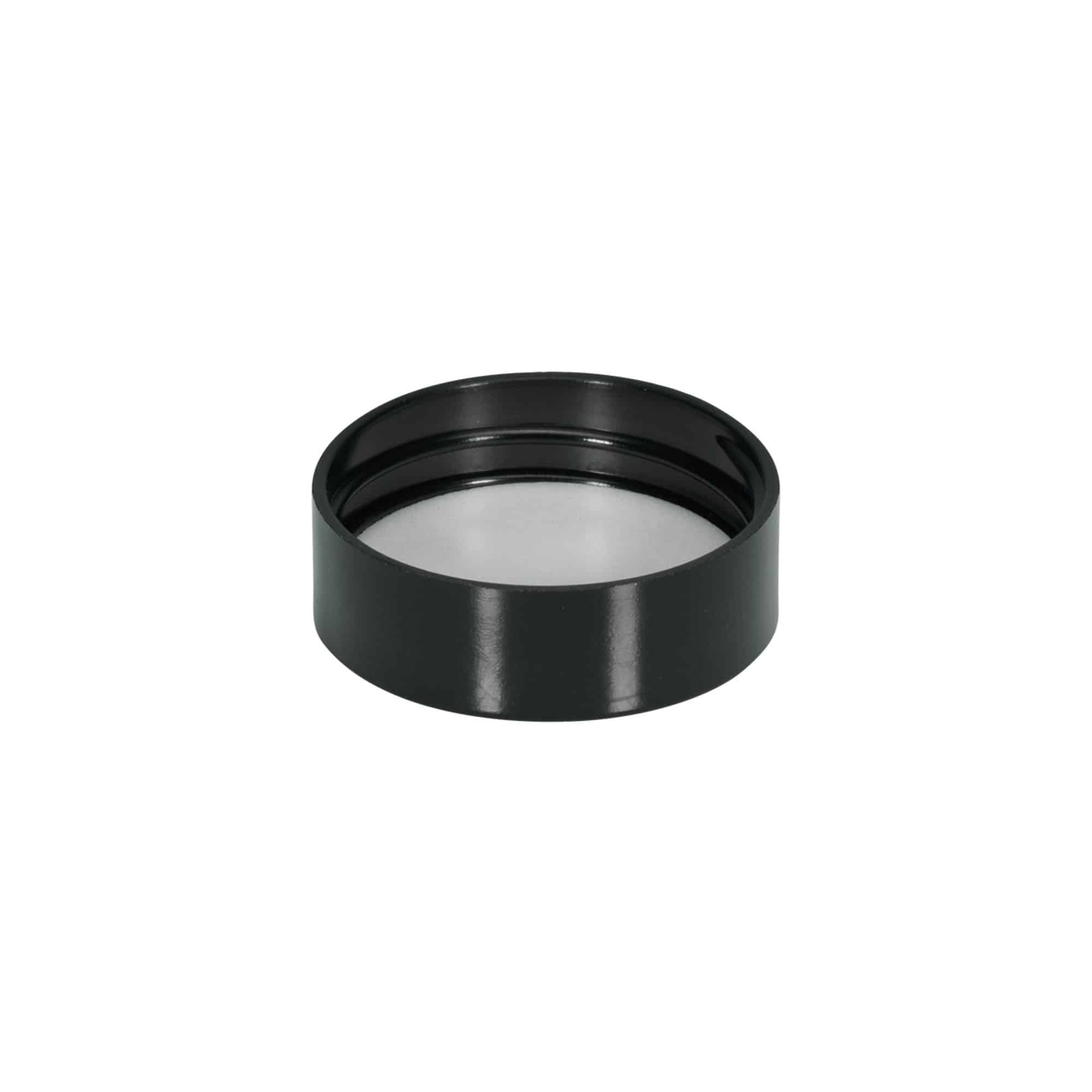 Tappo a vite per 30 ml 'Brown Line', PP, bianco