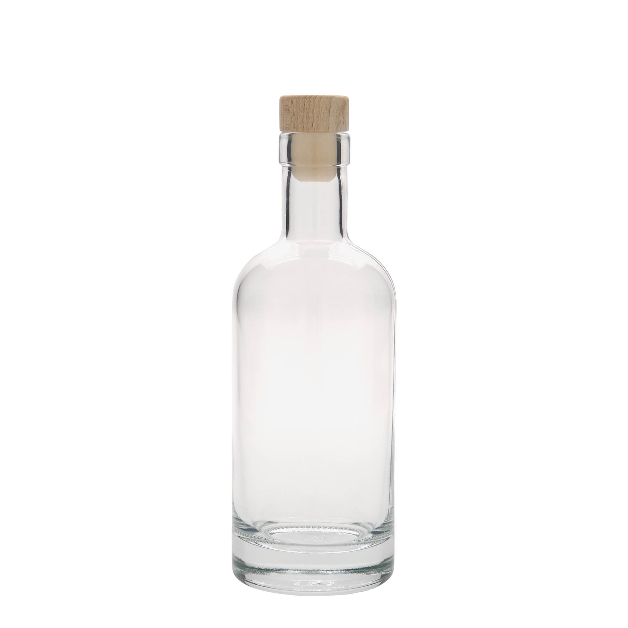 Bottiglia di vetro da 350 ml 'Linea Uno', bocca: tappo in sughero Bottiglia di vetro da 350 ml 'Linea Uno', bocca: tappo in sughero
