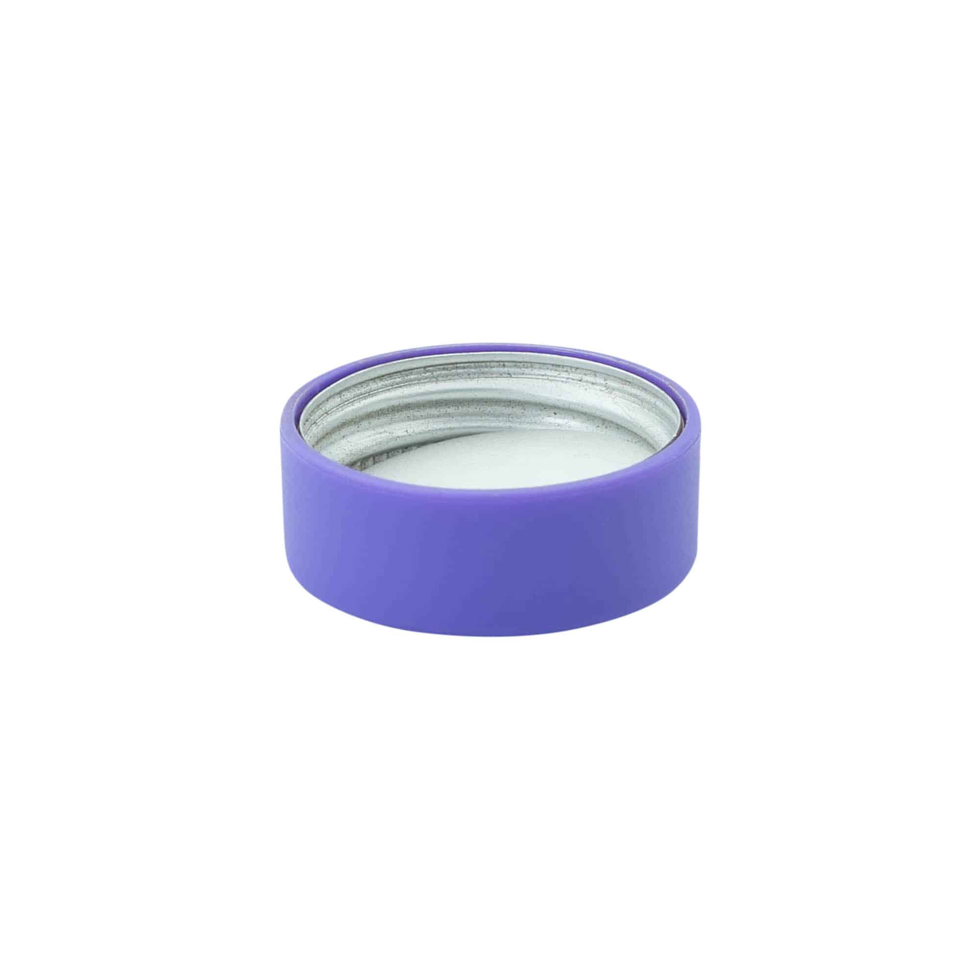 Tappo a vite, plastica ABS, viola, per imboccatura: GPI 33/400