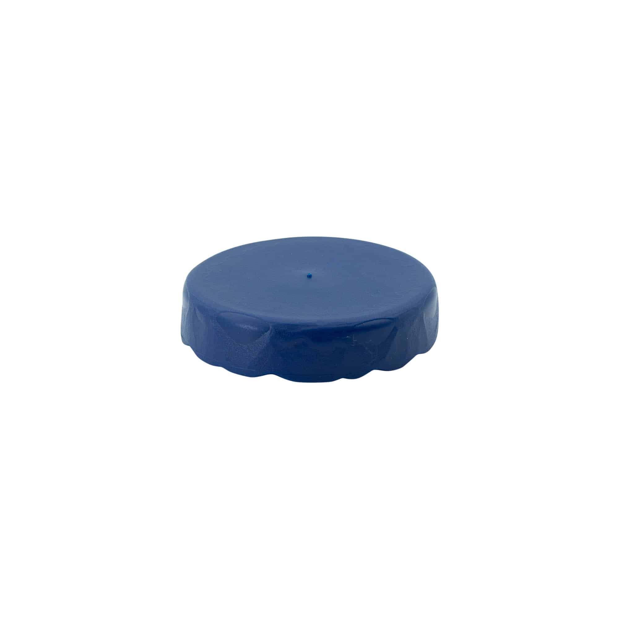 Coperchio a calotta per vasetto in ceramica, plastica HDPE, blu Coperchio a calotta per vasetto in ceramica, plastica HDPE, blu