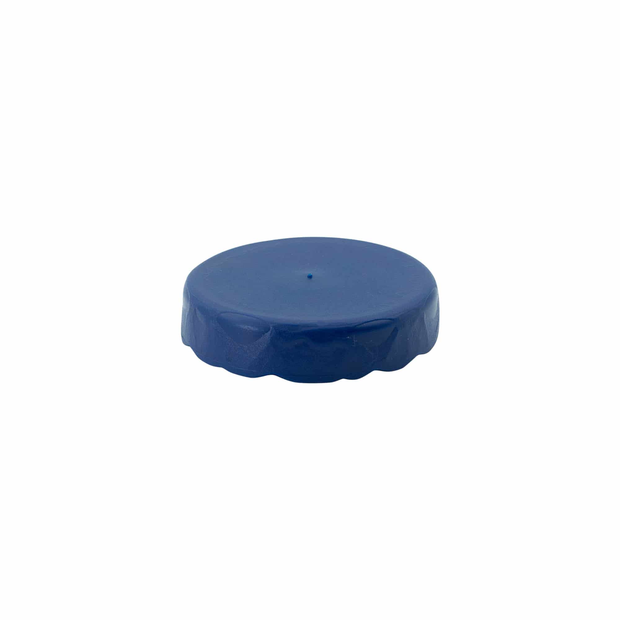 Coperchio a calotta per vaso in ceramica a collo stretto, plastica HDPE, blu
