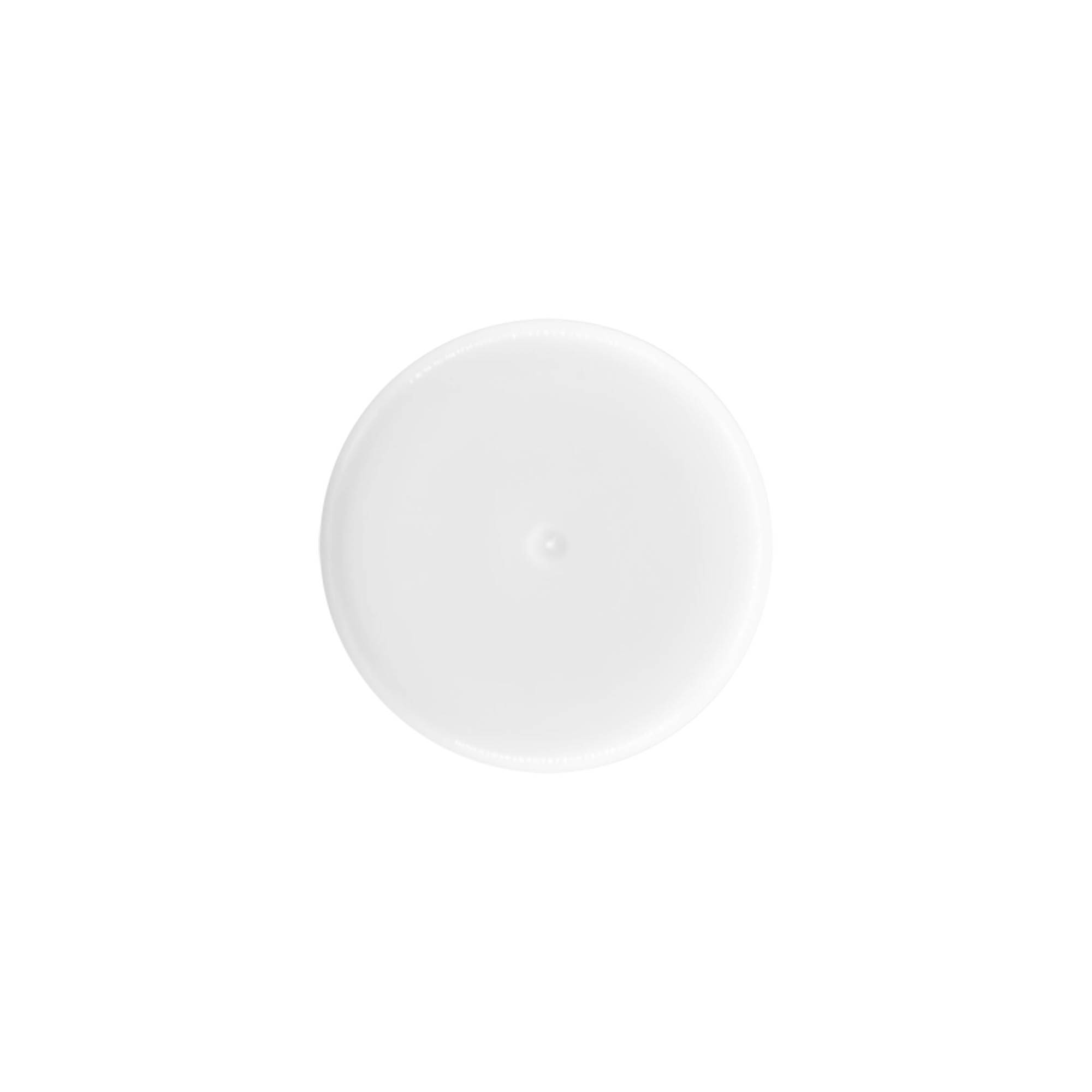 Tappo per flacone roll-on da 50 ml, plastica PP, bianco, per bocca: chiusura a vite Tappo per flacone roll-on da 50 ml, plastica PP, bianco, per bocca: chiusura a vite