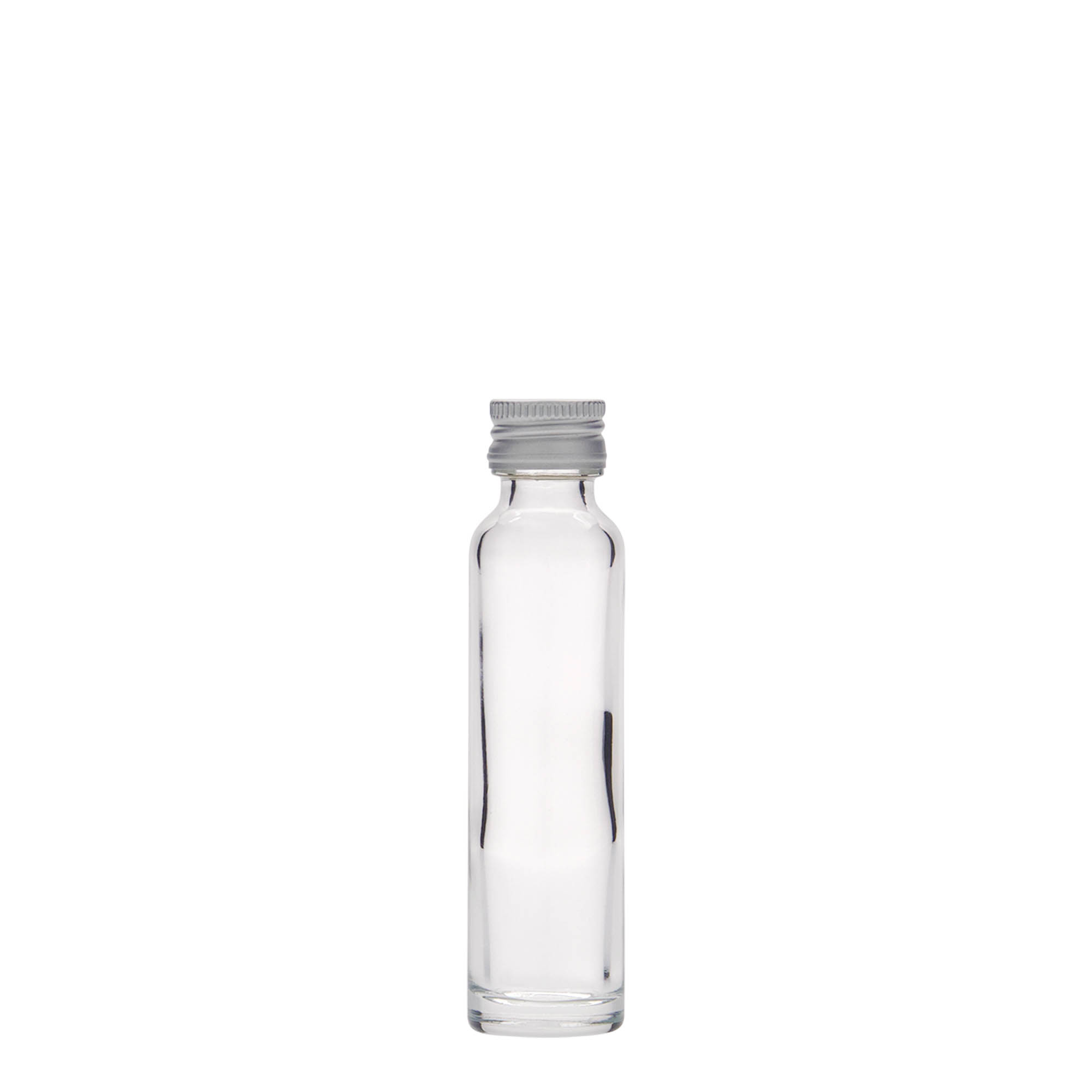 20 ml bottiglia a fiasco, vetro, bocca: PP 18 20 ml bottiglia a fiasco, vetro, bocca: PP 18