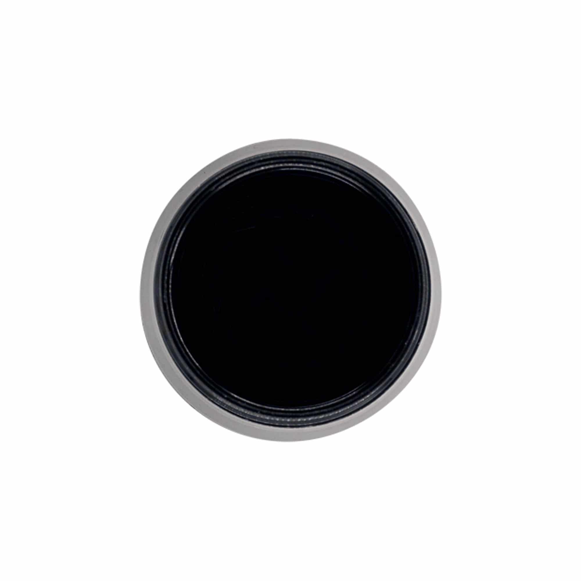Tappo macina pepe, sale e spezie, plastica PP, nero, per imboccatura: GPI 38/400