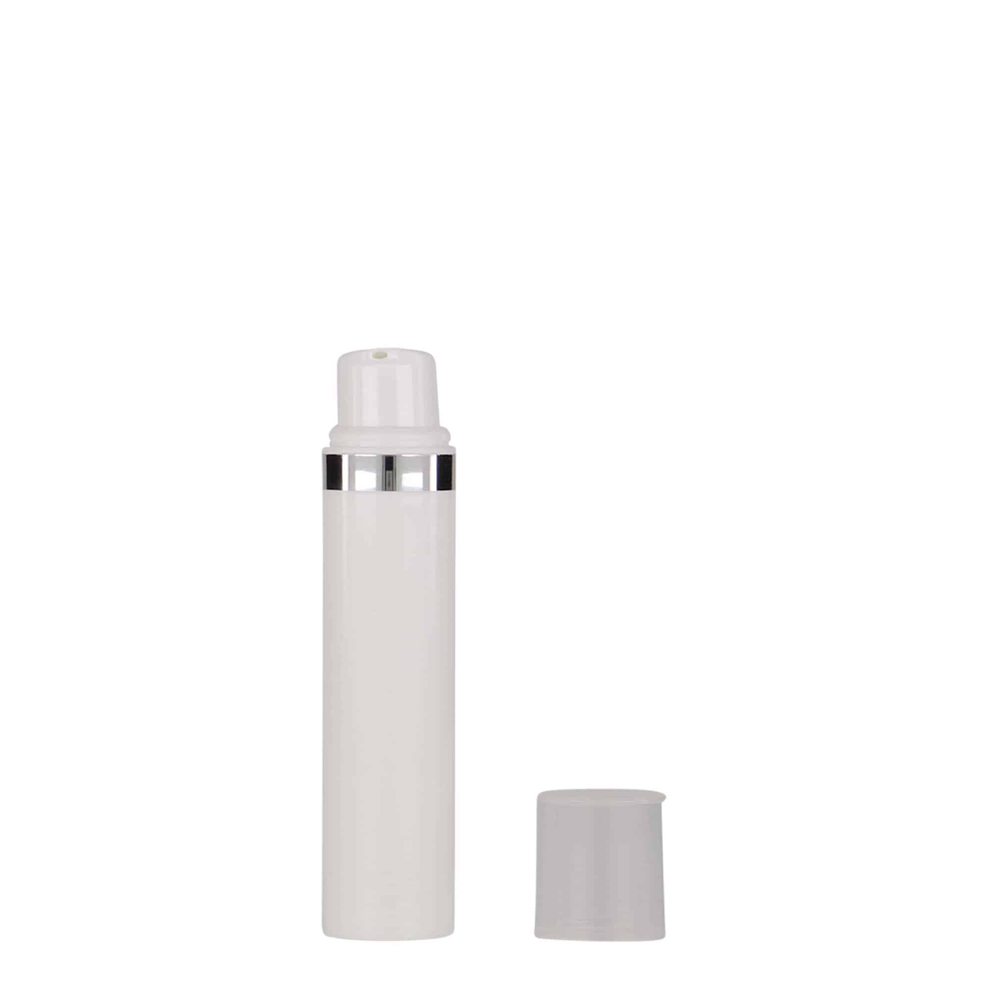 Dispenser airless 15 ml 'Nano', plastica PP, bianco