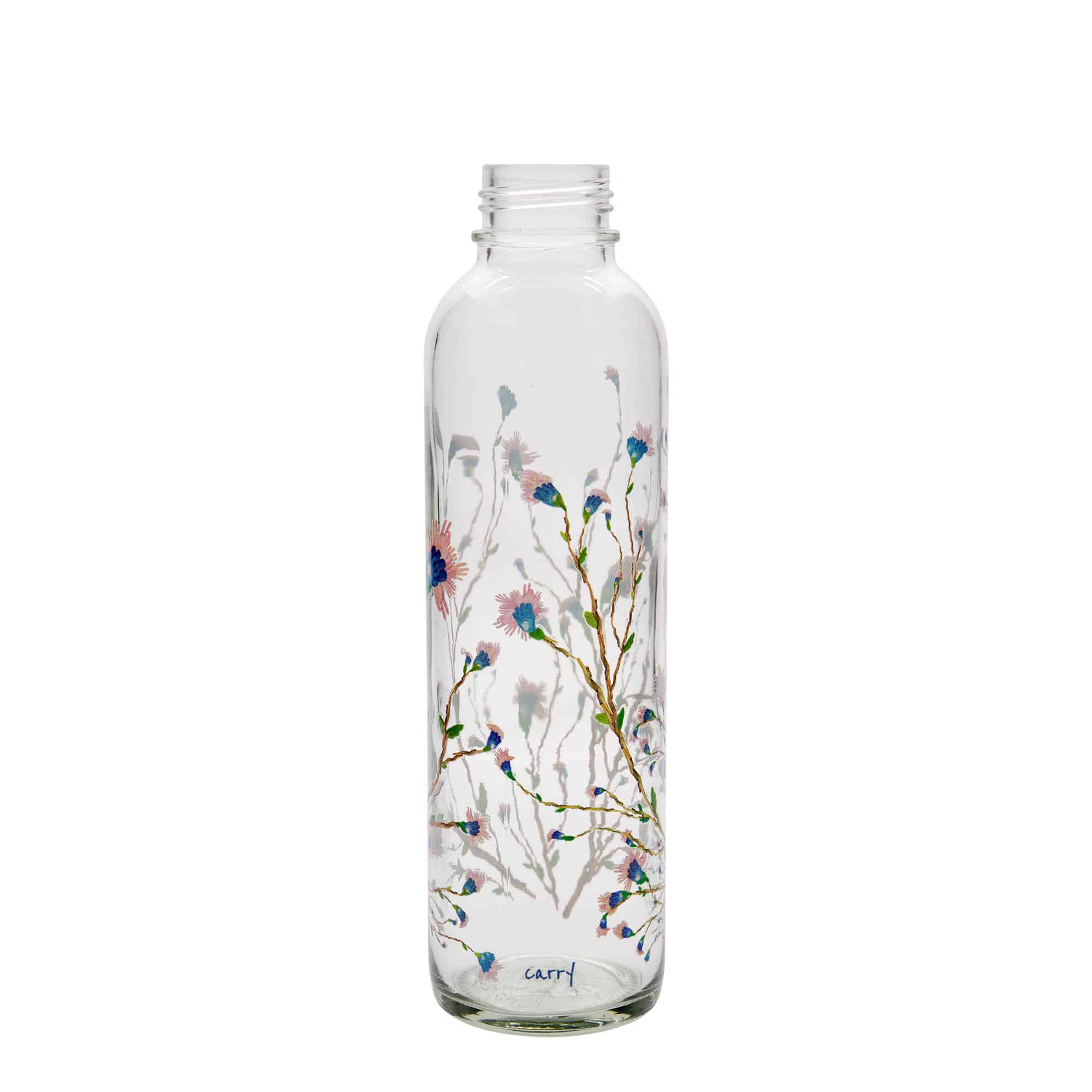 700 ml Borraccia 'CARRY Bottle', motivo: Hanami, vetro, imboccatura: a vite