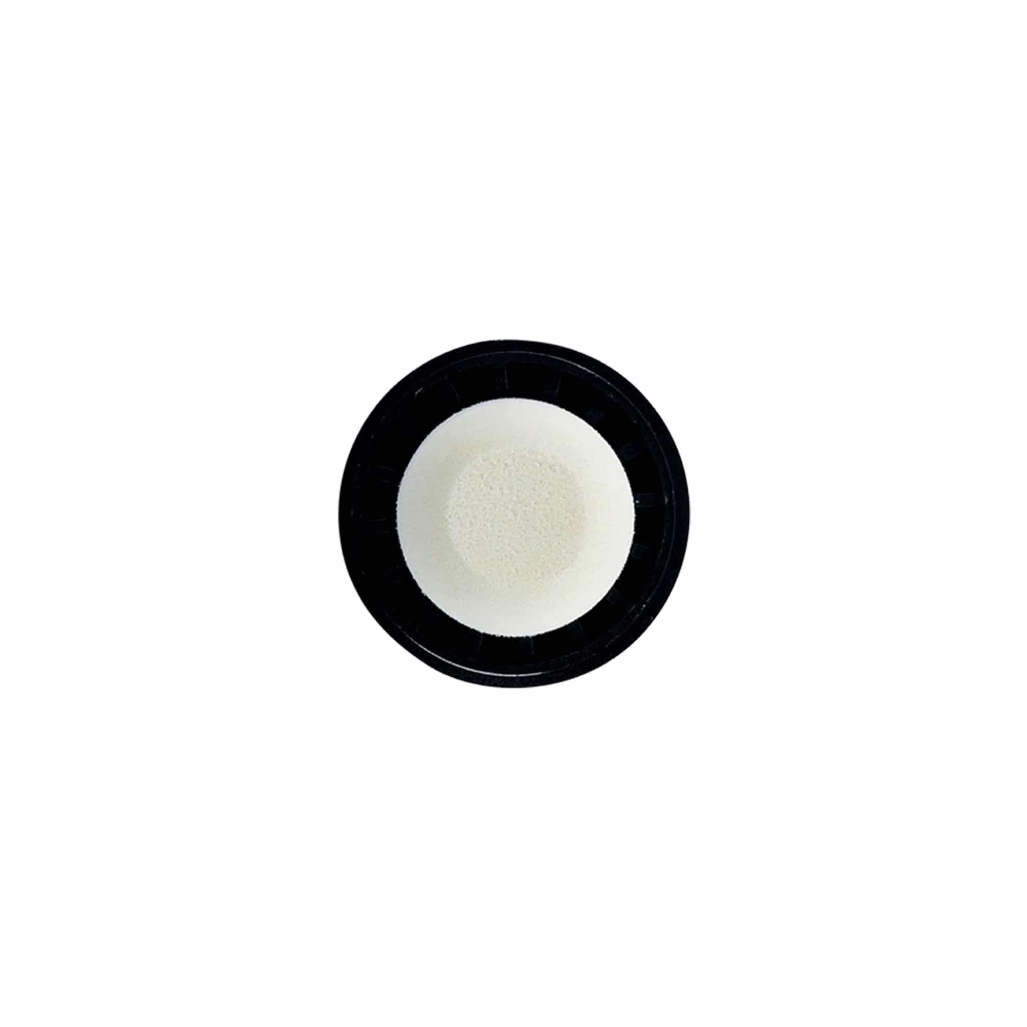 Tappo a vite in sughero 19 mm, plastica, argento, per bocca: sughero