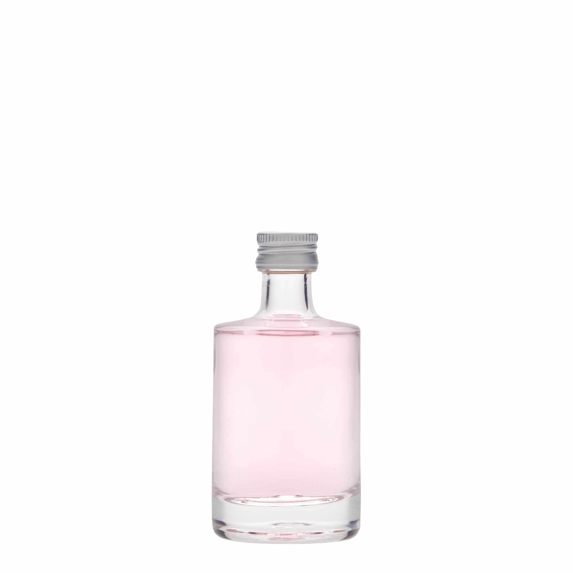 Bottiglia di vetro da 50 ml 'Aventura', bocca: PP 18 Bottiglia di vetro da 50 ml 'Aventura', bocca: PP 18