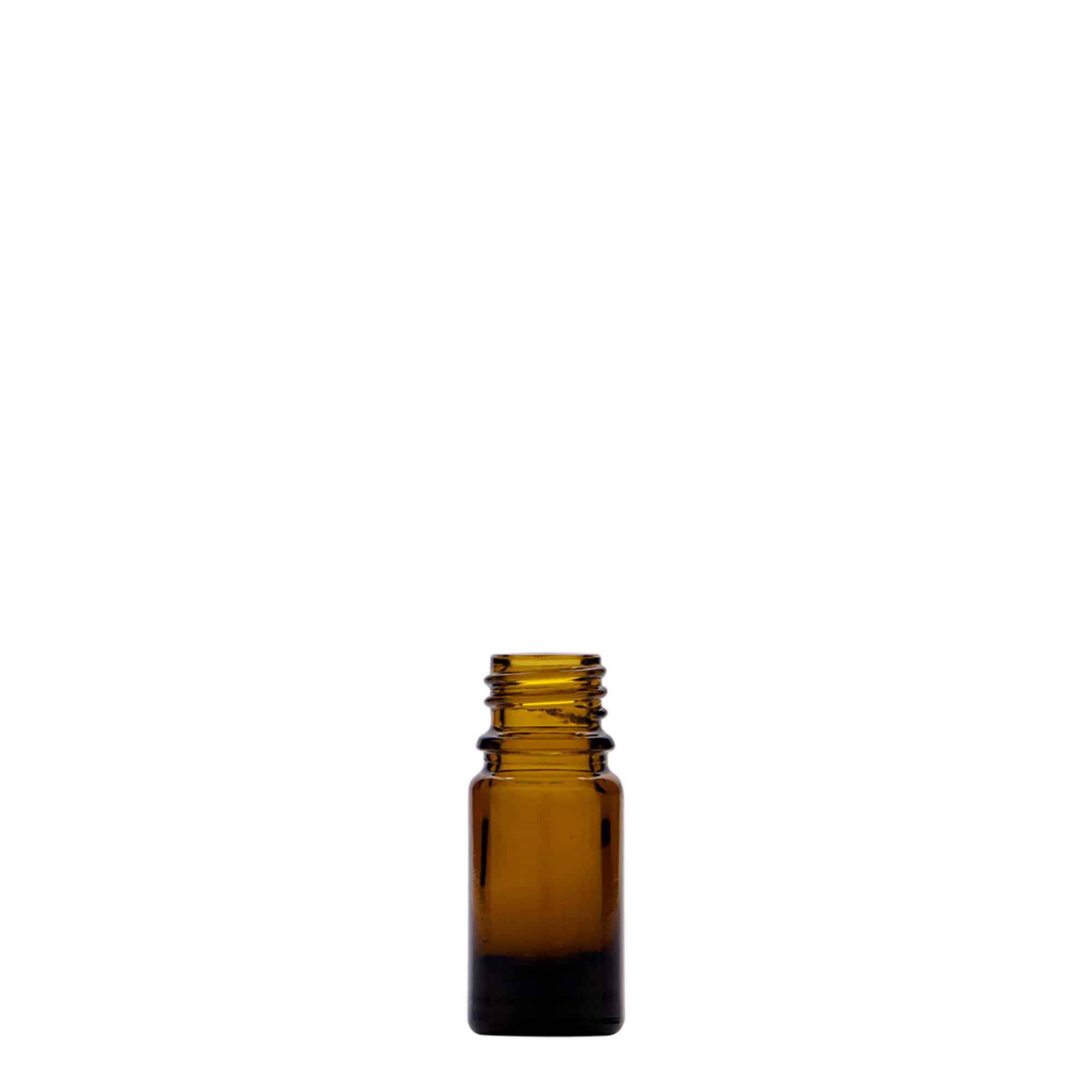 5 ml flacone medicinale, vetro, marrone, bocca: DIN 18