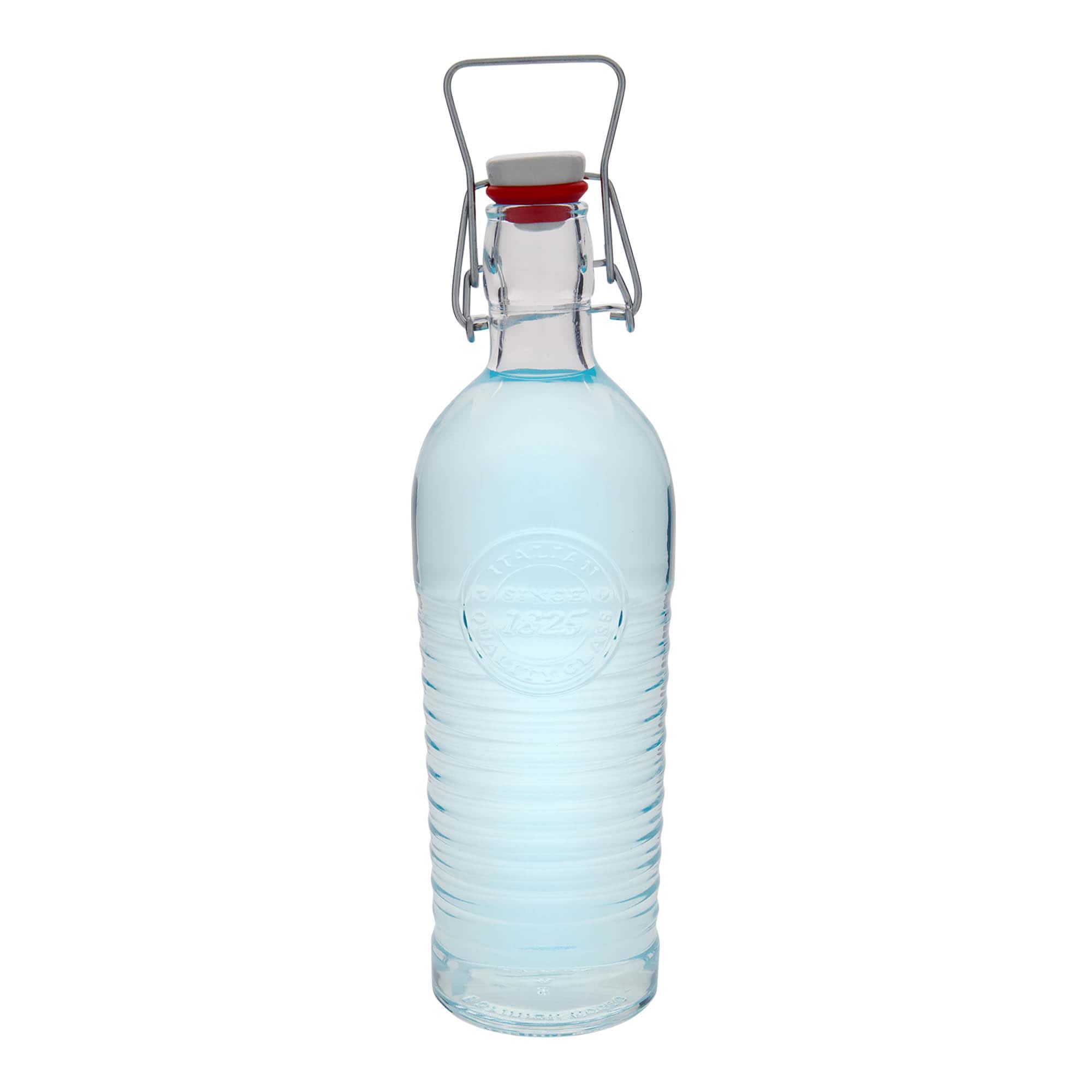 Bottiglia di vetro da 1.200 ml 'Officina 1825', bocca: chiusura a leva