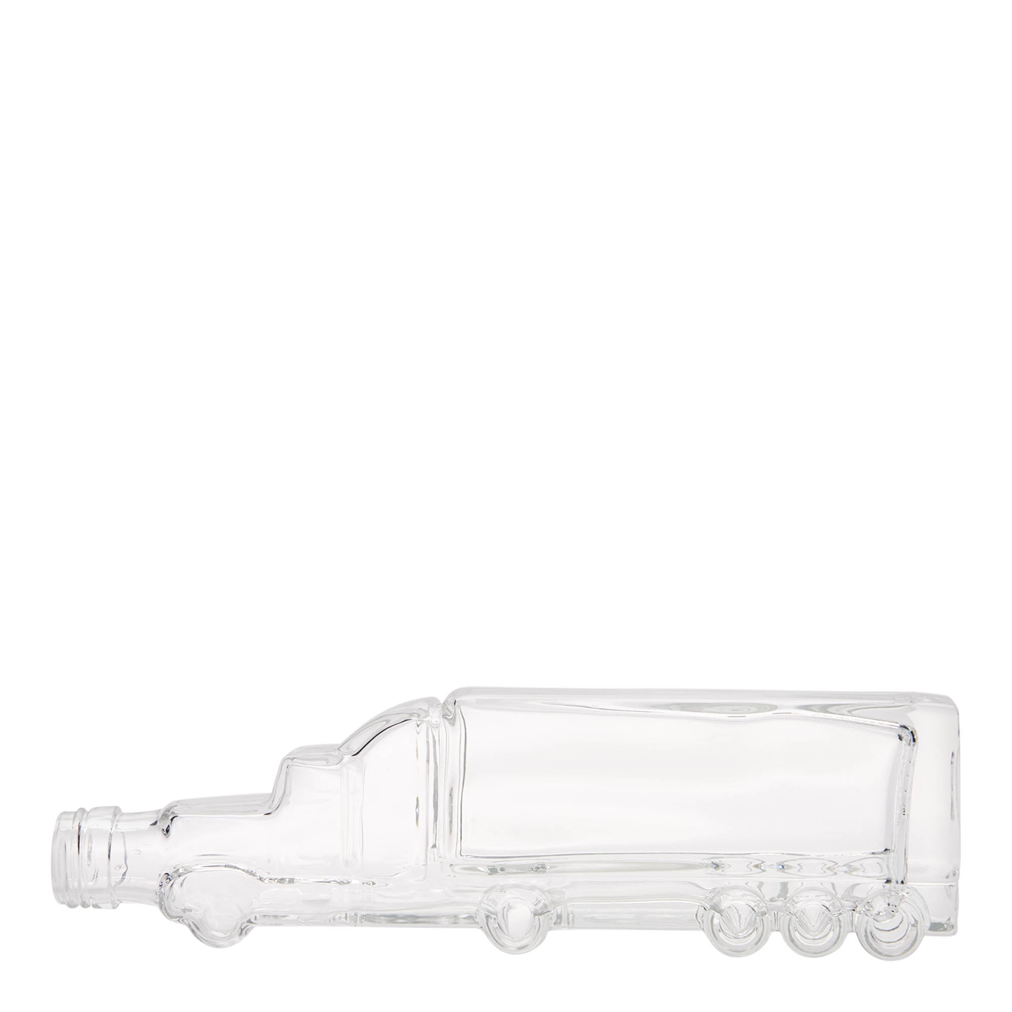 Bottiglia di vetro da 200 ml 'Truck', bocca: PP 25