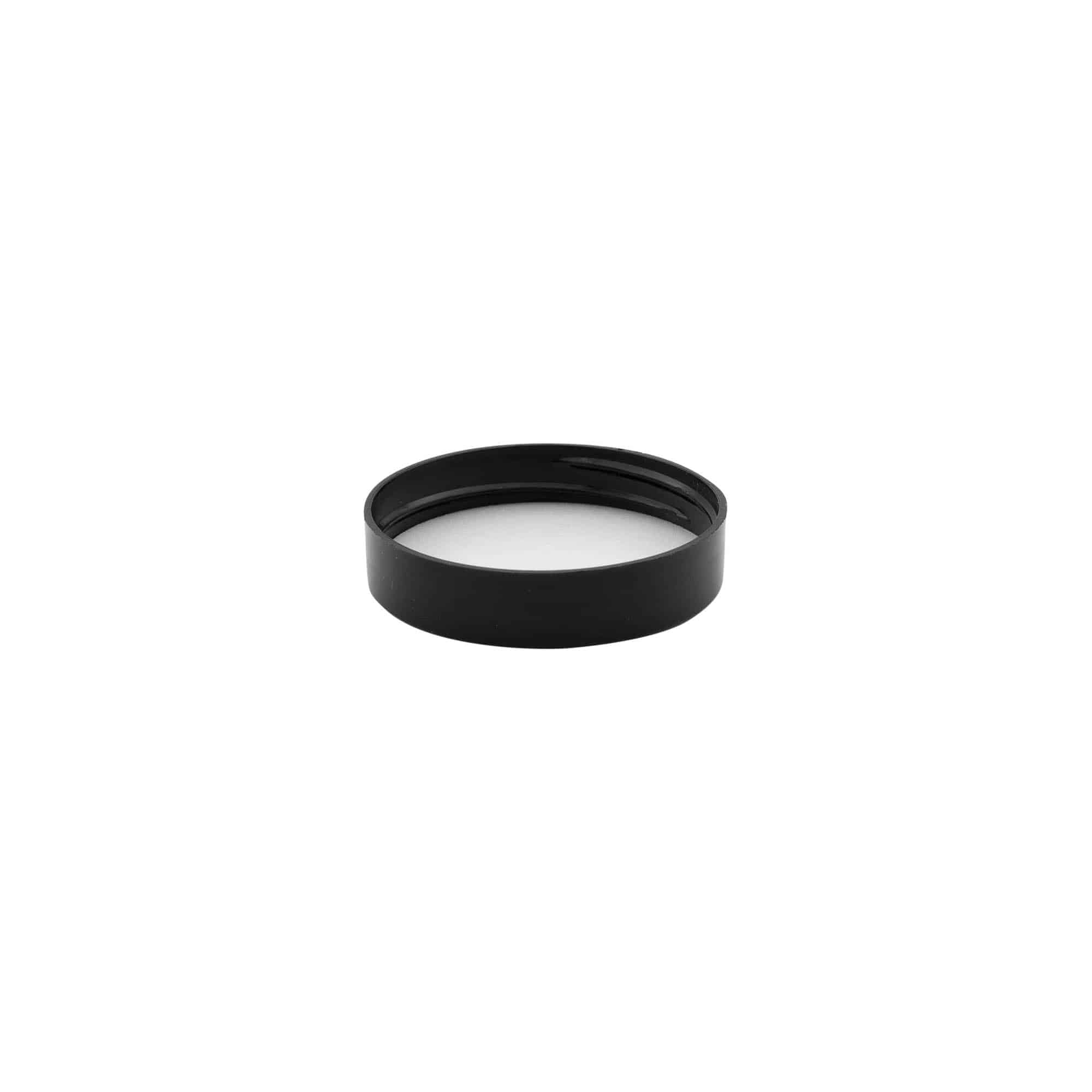 Tappo a vite, plastica PP, nero, per bocca: 48/400