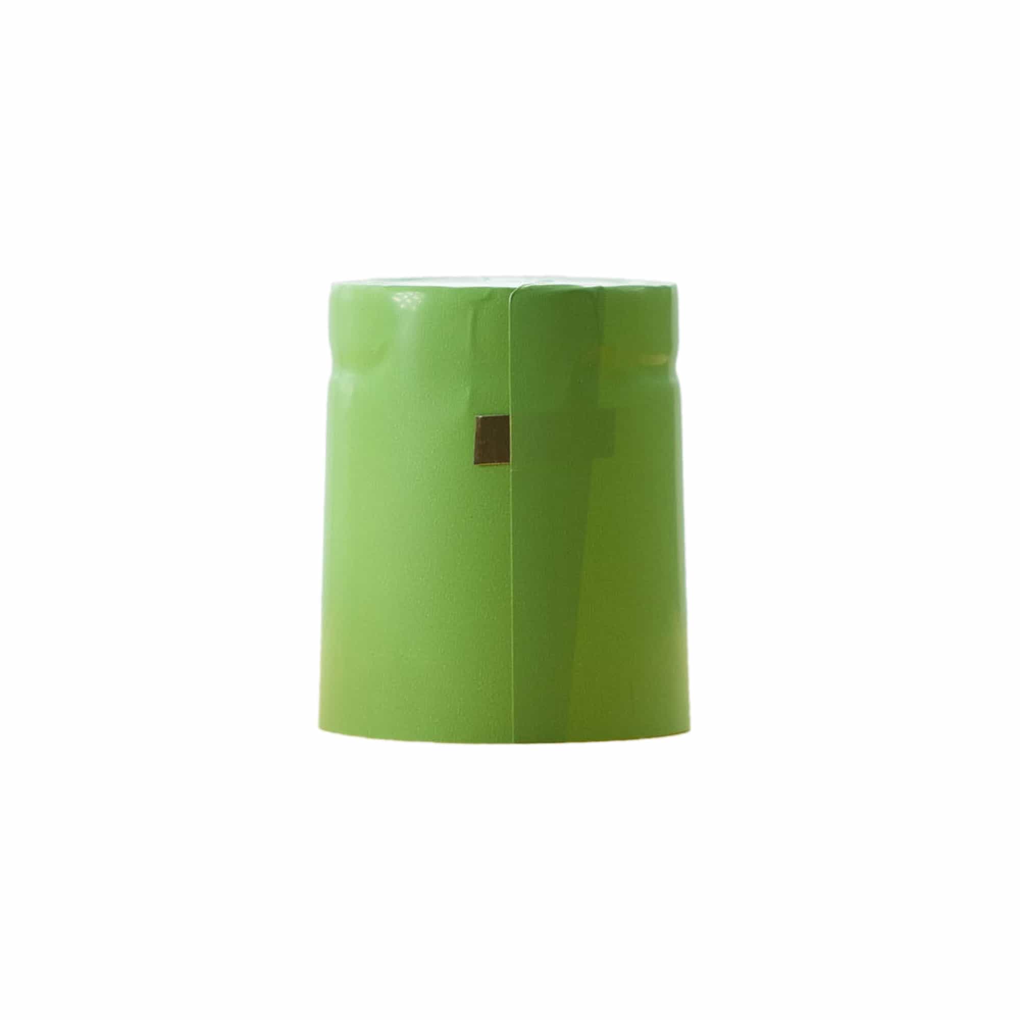 Capsula termoretraibile 32x41, plastica PVC, verde lime Capsula termoretraibile 32x41, plastica PVC, verde lime