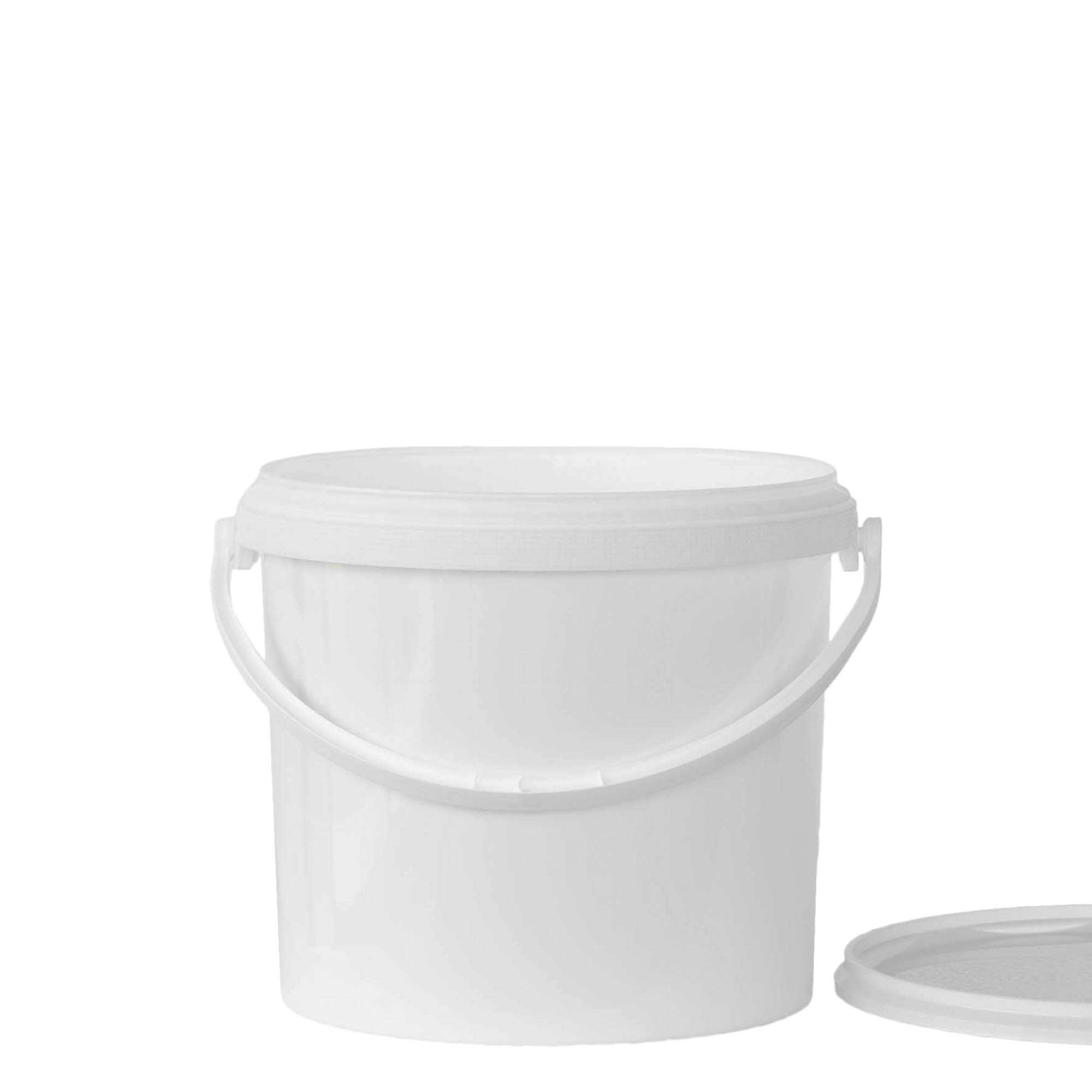Secchio da 5 l, plastica PP, bianco Secchio da 5 l, plastica PP, bianco