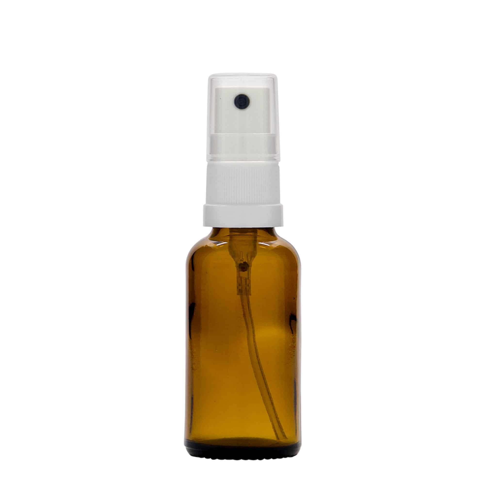 30 ml Flacone spray farmaceutico, vetro, marrone, imboccatura: DIN 18 30 ml Flacone spray farmaceutico, vetro, marrone, imboccatura: DIN 18