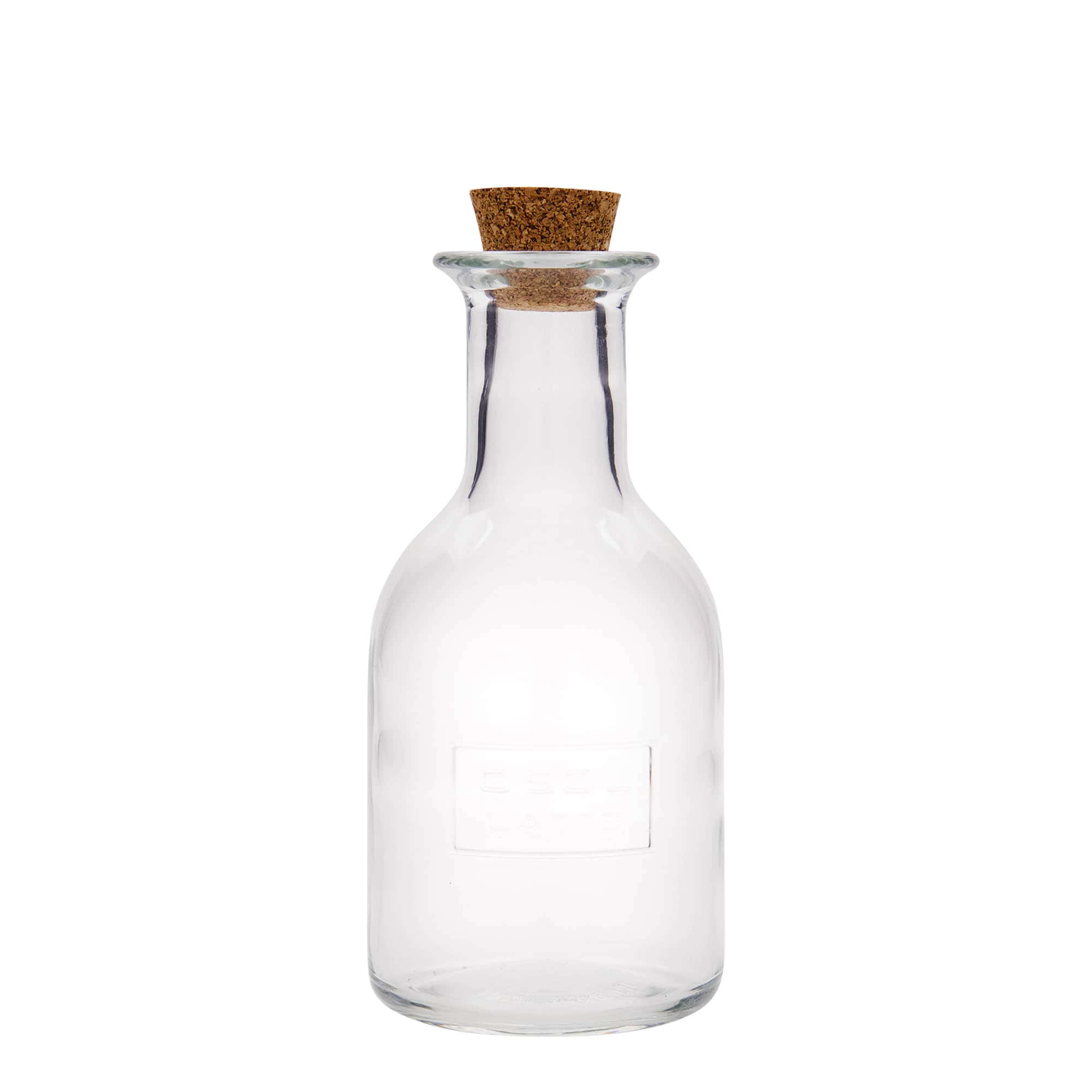 500 ml Bottiglia di vetro 'Optima Latte', imboccatura: fascetta
