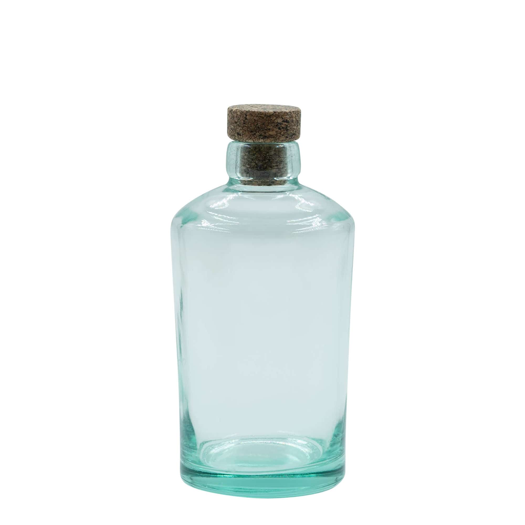 Bottiglia di vetro da 500 ml 'Barrel', bocca: sughero