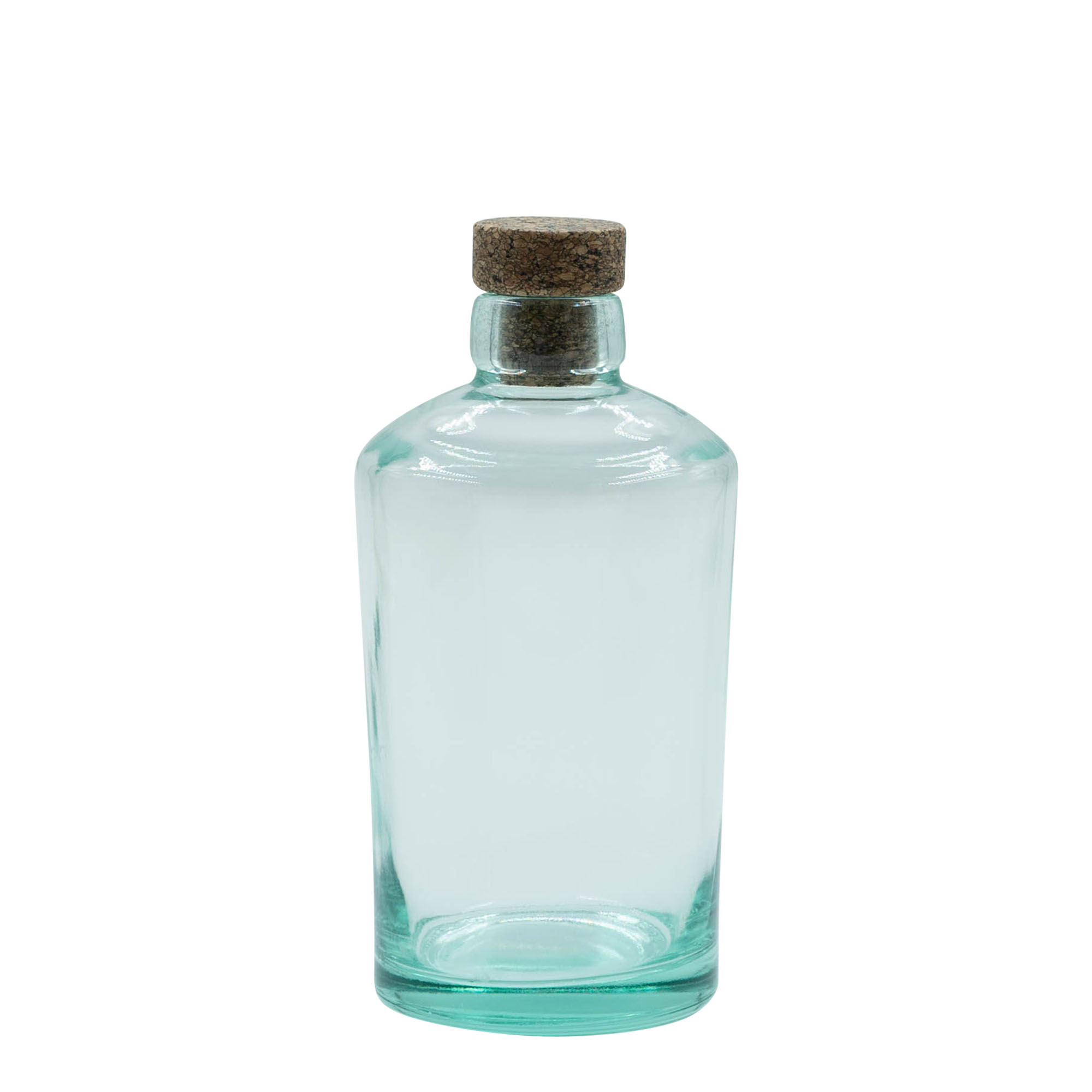 Bottiglia di vetro da 500 ml 'Barrel', bocca: sughero