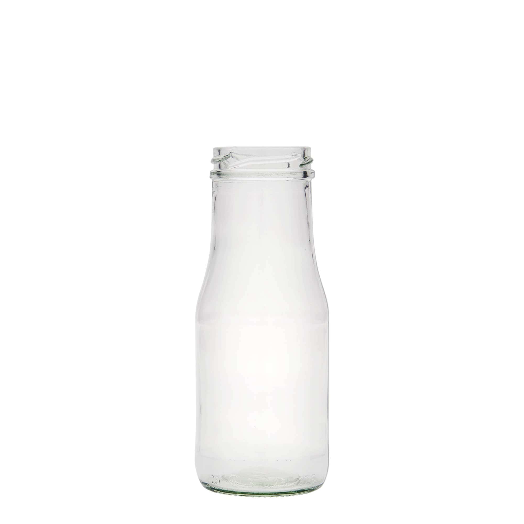 Bottiglia di vetro da 250 ml Susann, bocca: Twist-Off (TO 48)