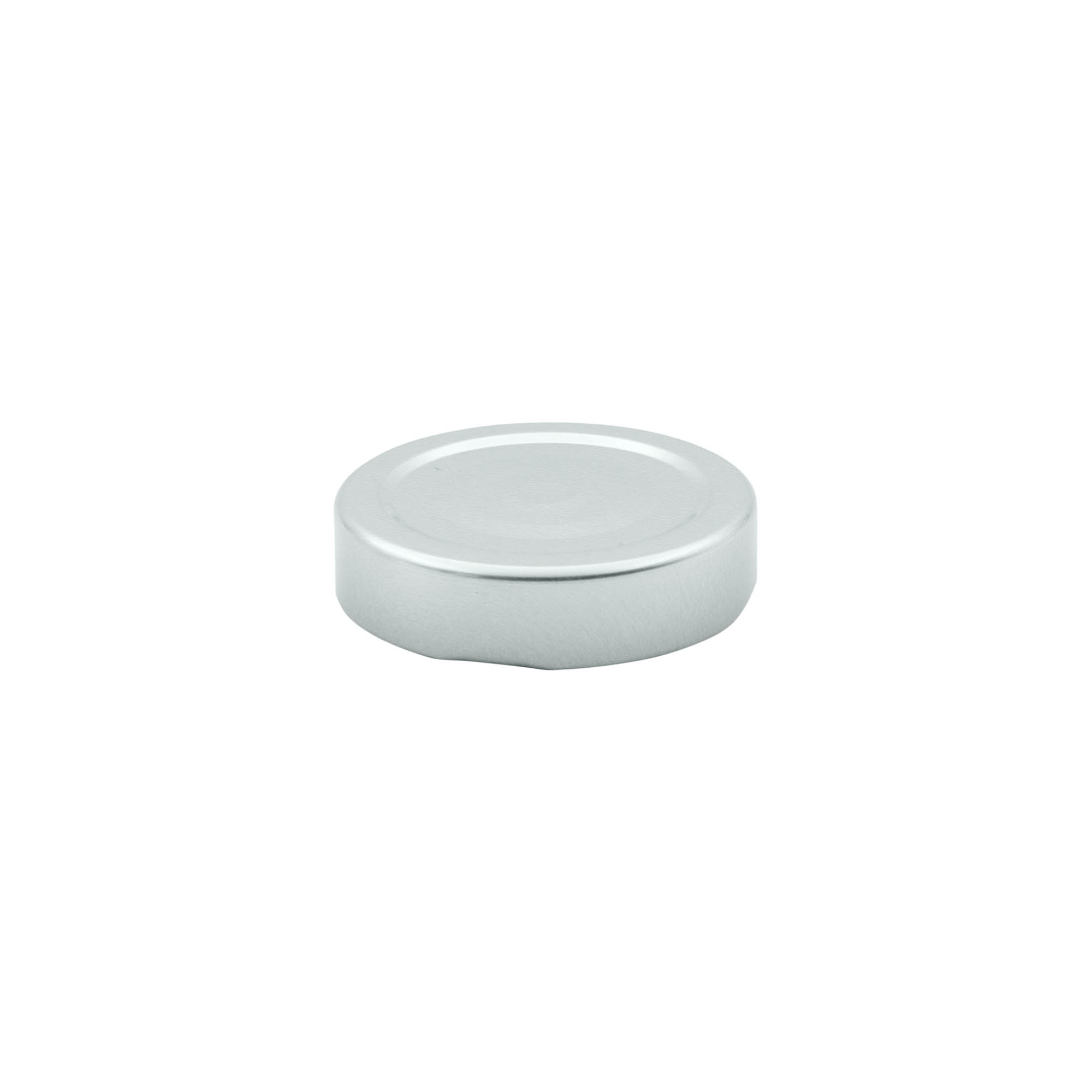 Chiusura Deep-Twist-Off, lamiera bianca, argento, per bocca: Deep-TO 58 Chiusura Deep-Twist-Off, lamiera bianca, argento, per bocca: Deep-TO 58