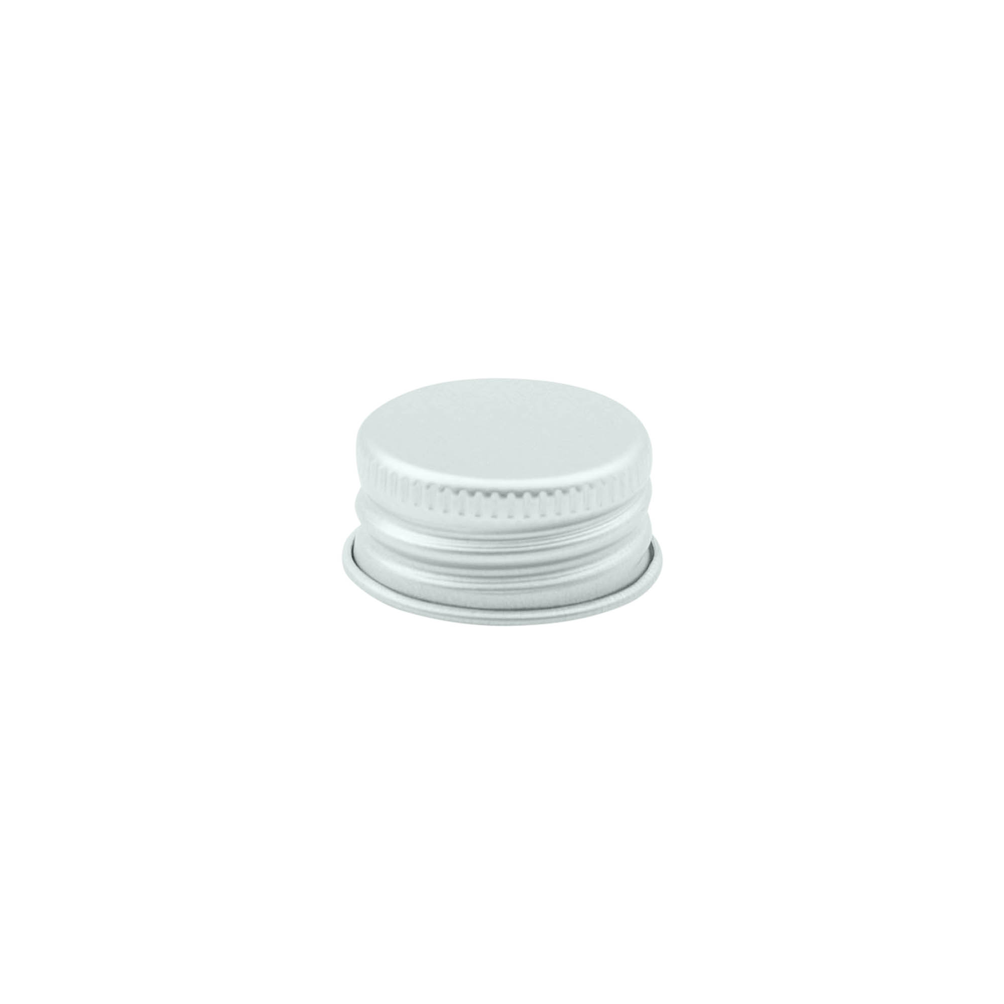 Tappo a vite, metallo, argento, per bocca: 24/410