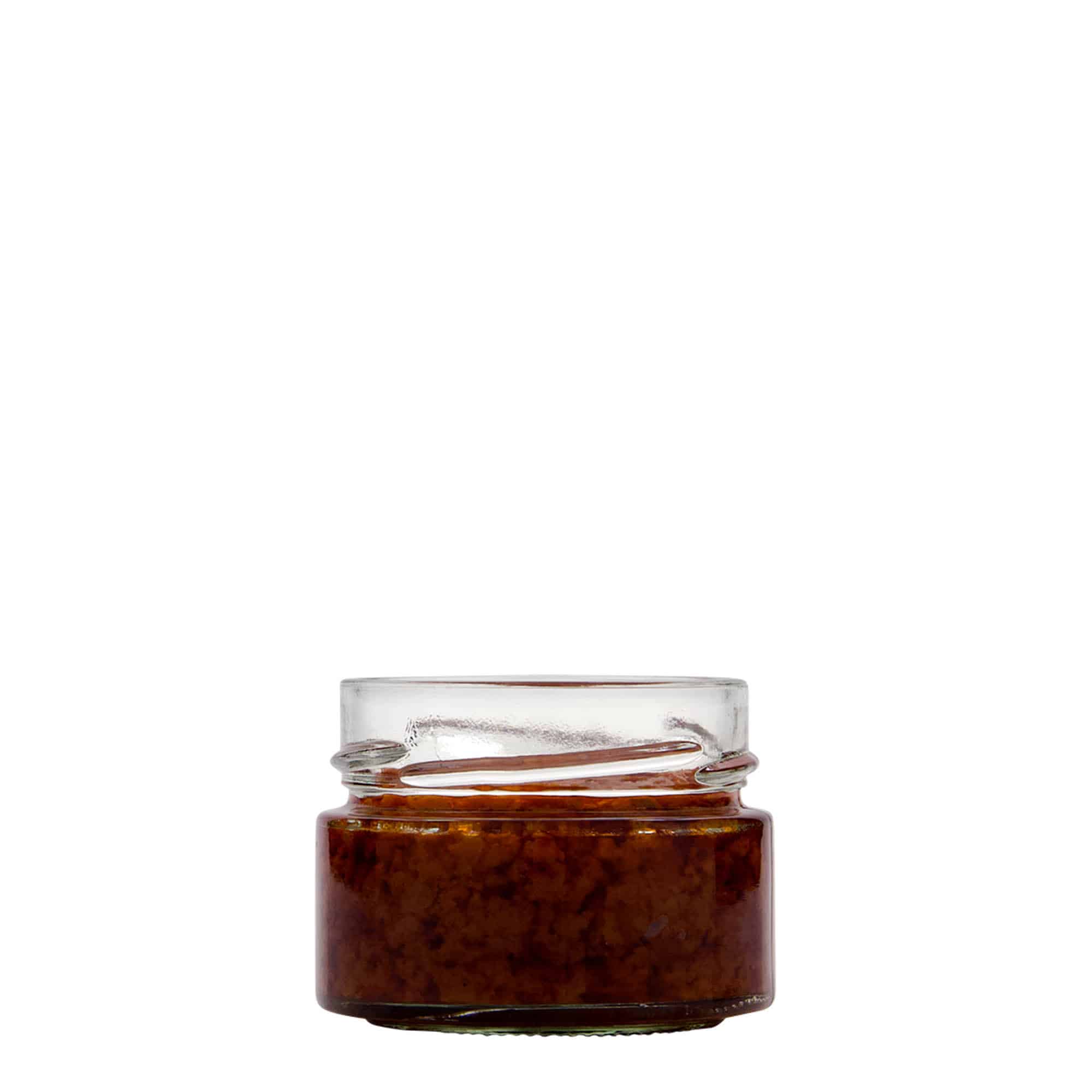 130 ml Vetro rotondo 'Aurora', bocca: Deep-Twist-Off (DTO 66)