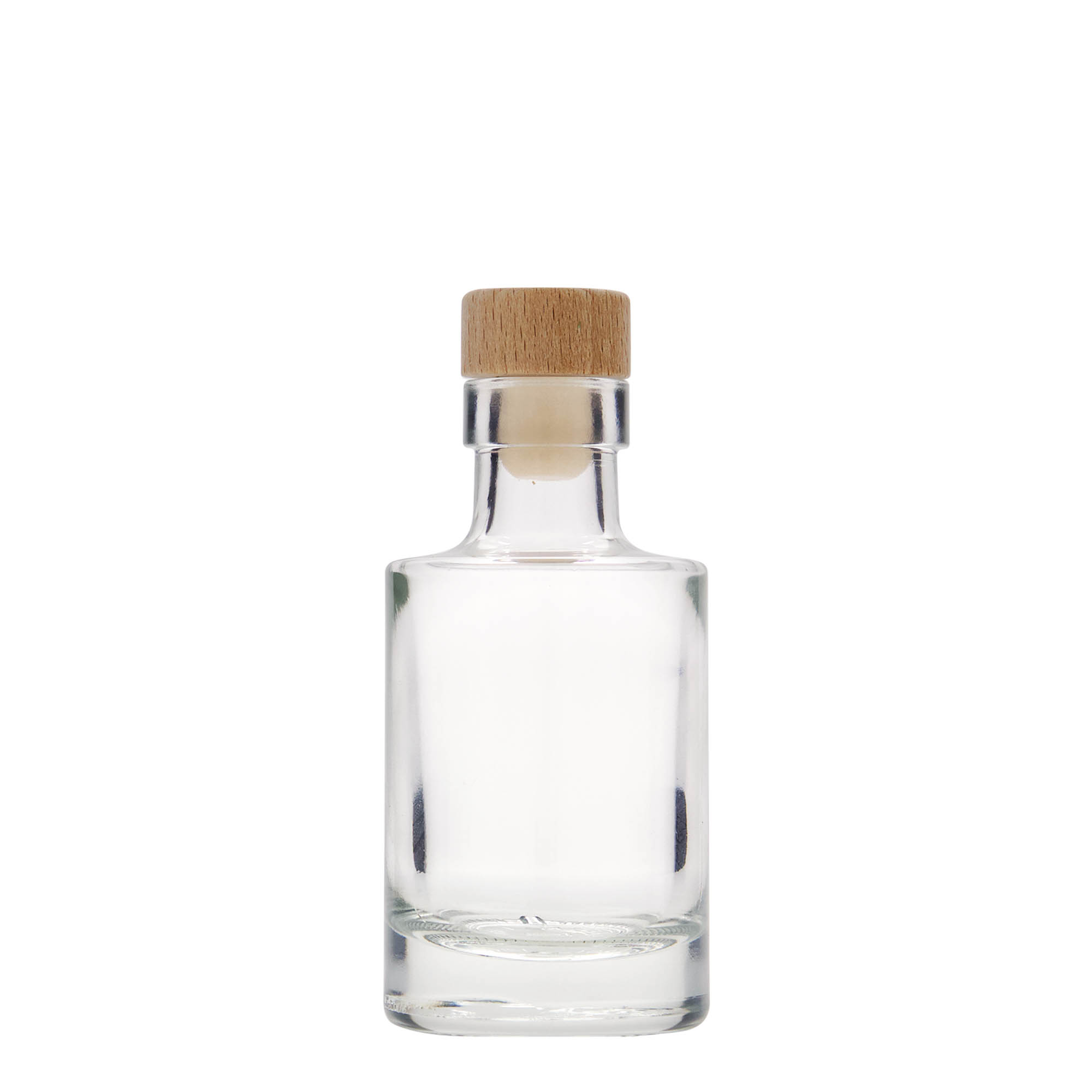 Bottiglia di vetro da 100 ml 'Aventura', bocca: sughero Bottiglia di vetro da 100 ml 'Aventura', bocca: sughero