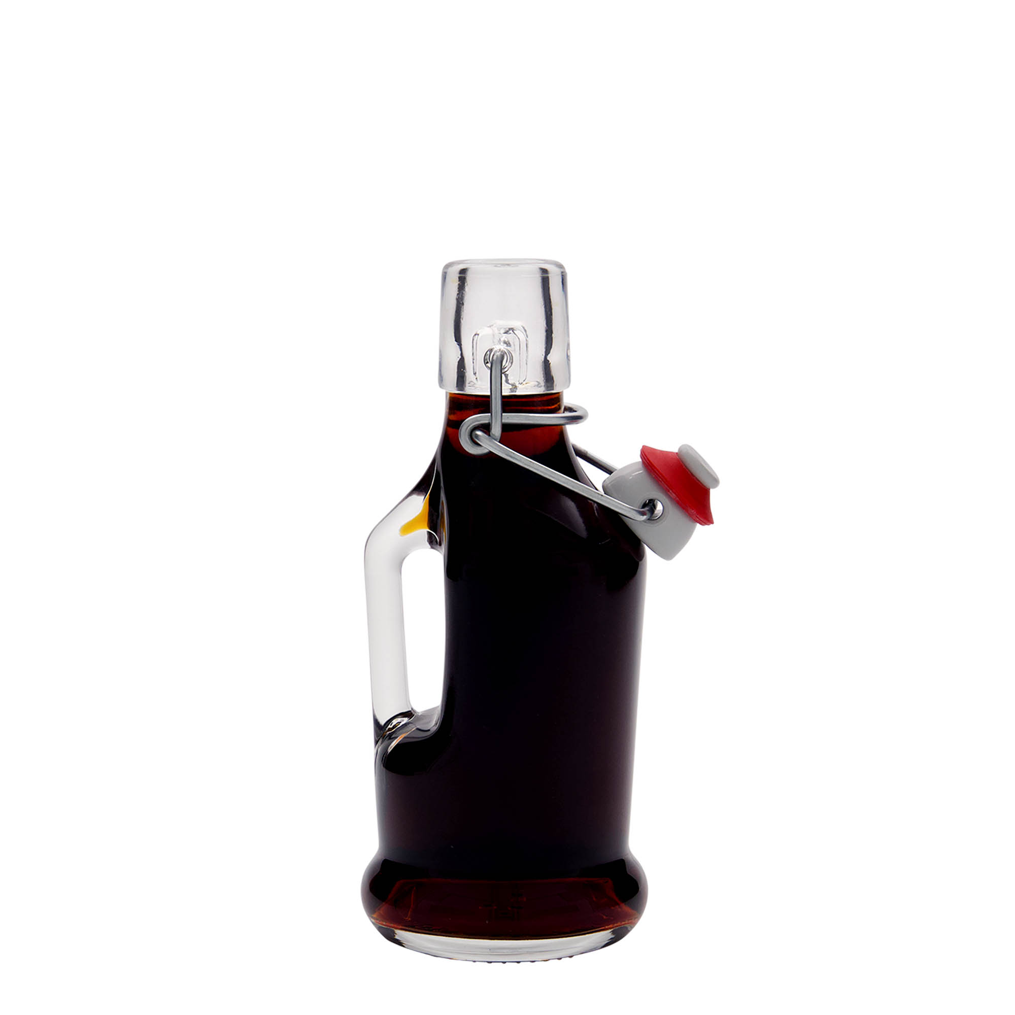 Bottiglia di vetro da 200 ml 'Classica', bocca: chiusura a leva
