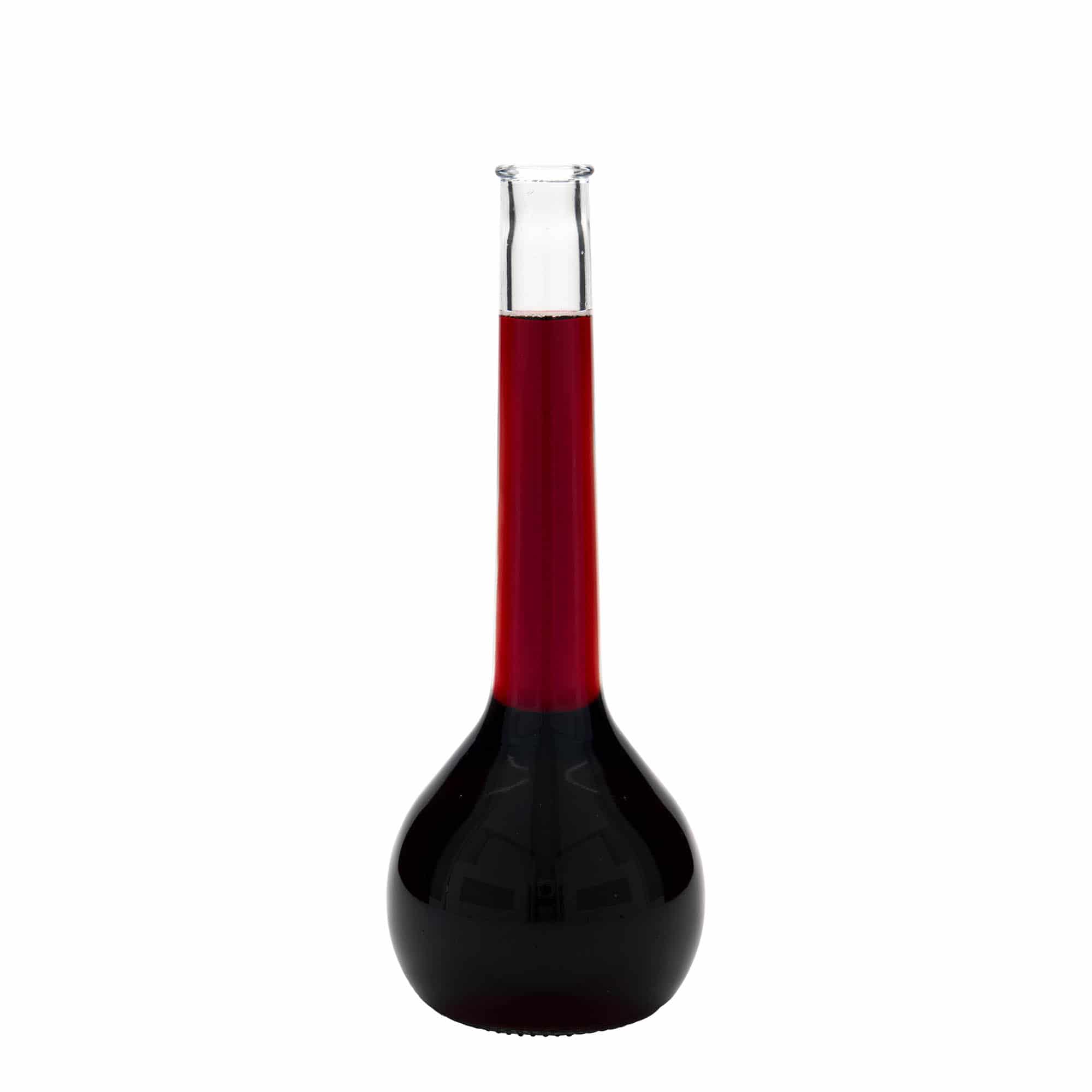 500 ml Bottiglia di vetro 'Tulipano', imboccatura: fascetta