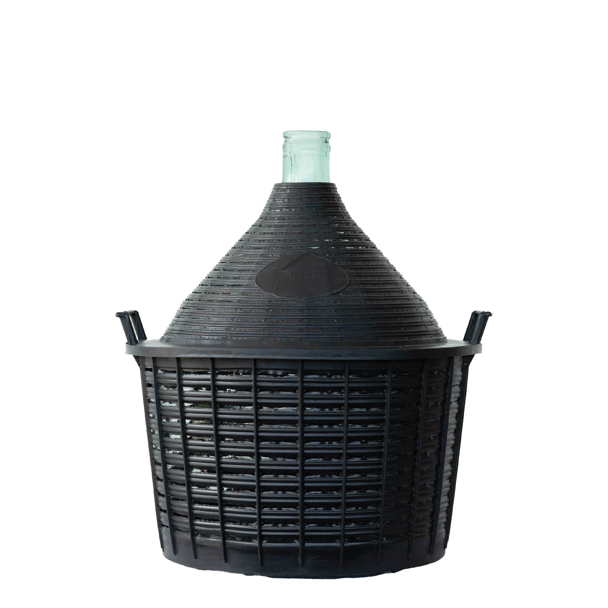 Bombola a pallone da 25 l, collo stretto, vetro, bocca: coperchio a calotta Bombola a pallone da 25 l, collo stretto, vetro, bocca: coperchio a calotta