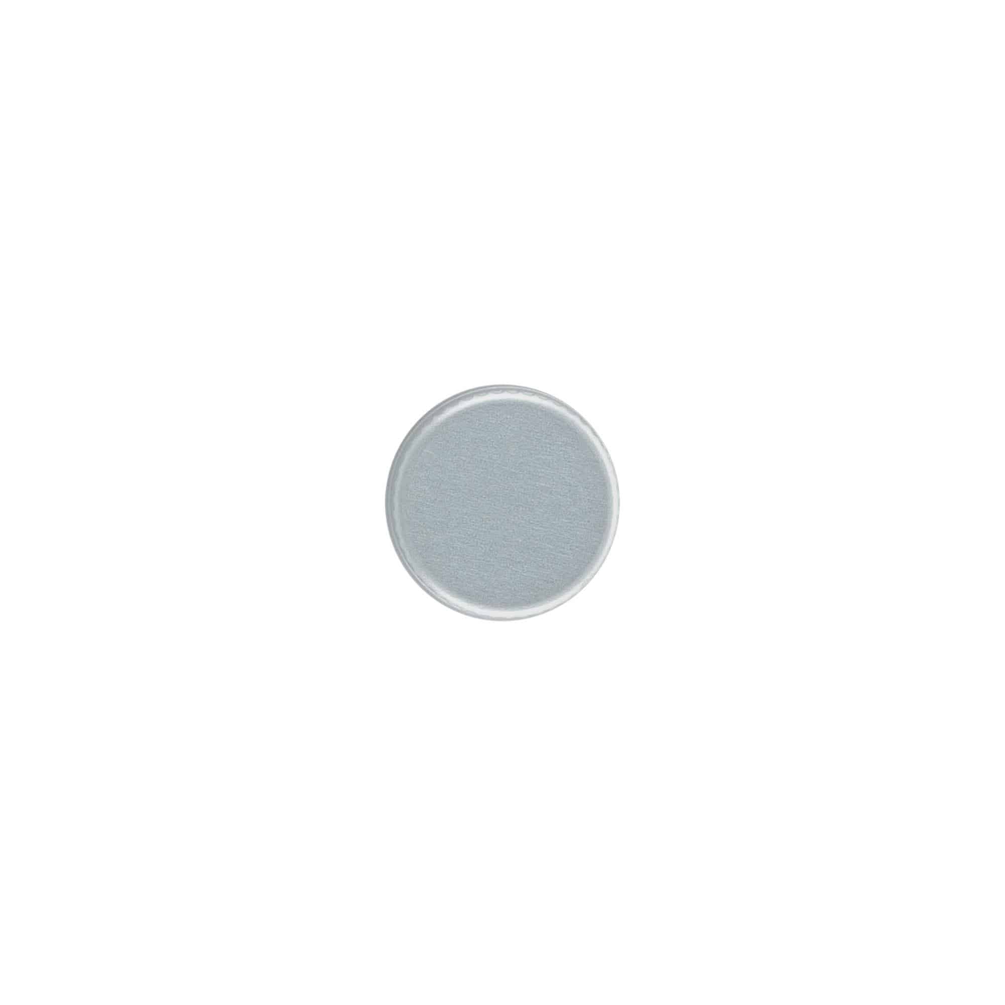 Tappo a vite, metallo, argento, per imboccatura: PP 18