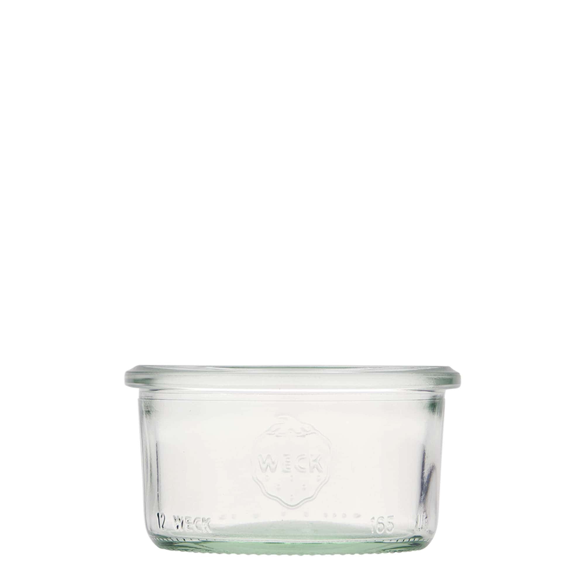 165 ml barattolo WECK a bocca larga, bordo arrotondato