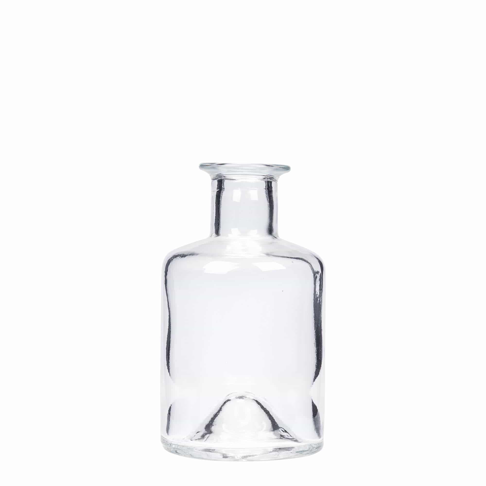 Bottiglia di vetro da 200 ml da farmacista, bocca: tappo di sughero