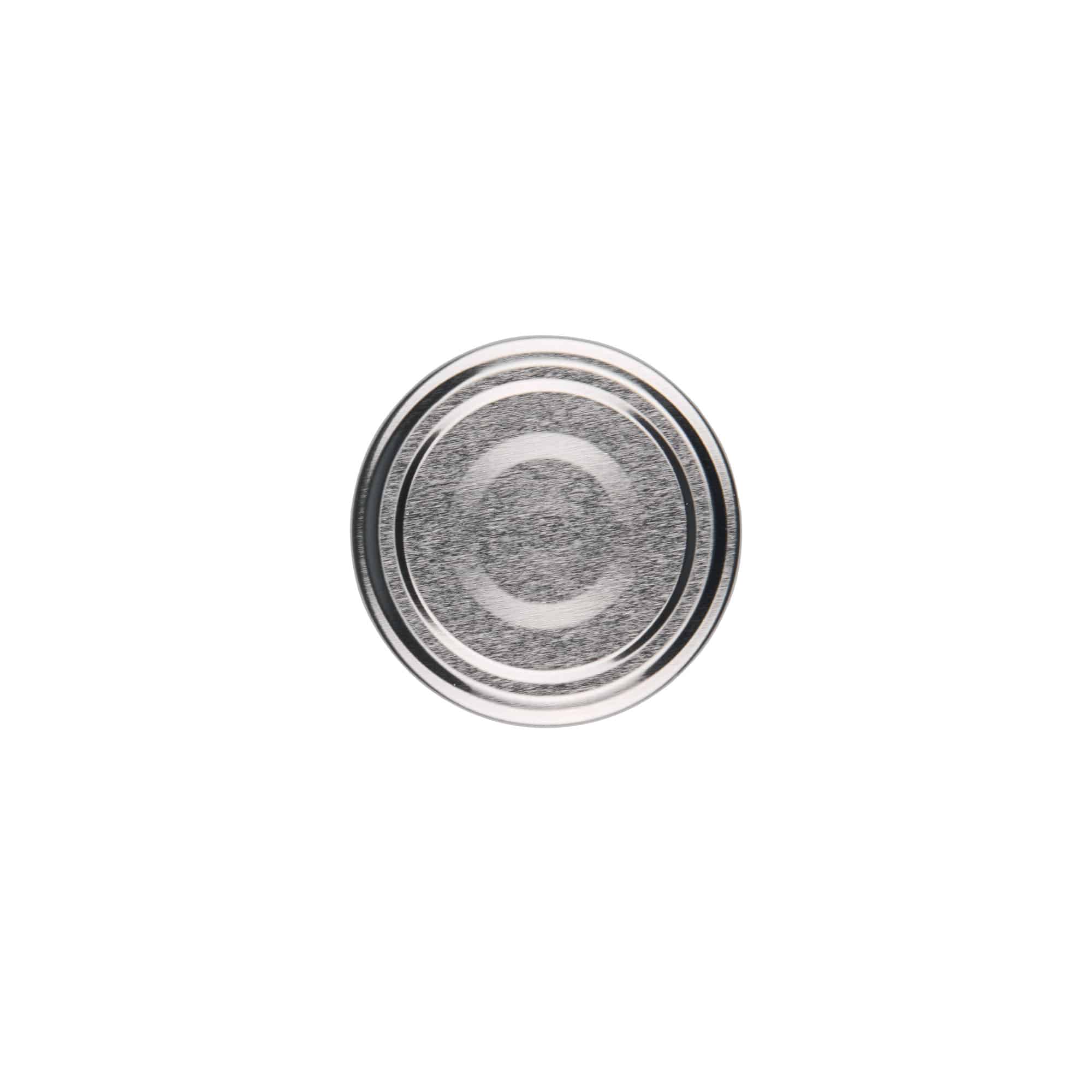 Tappo Twist-Off, banda stagnata, argento, per imboccatura: TO 53