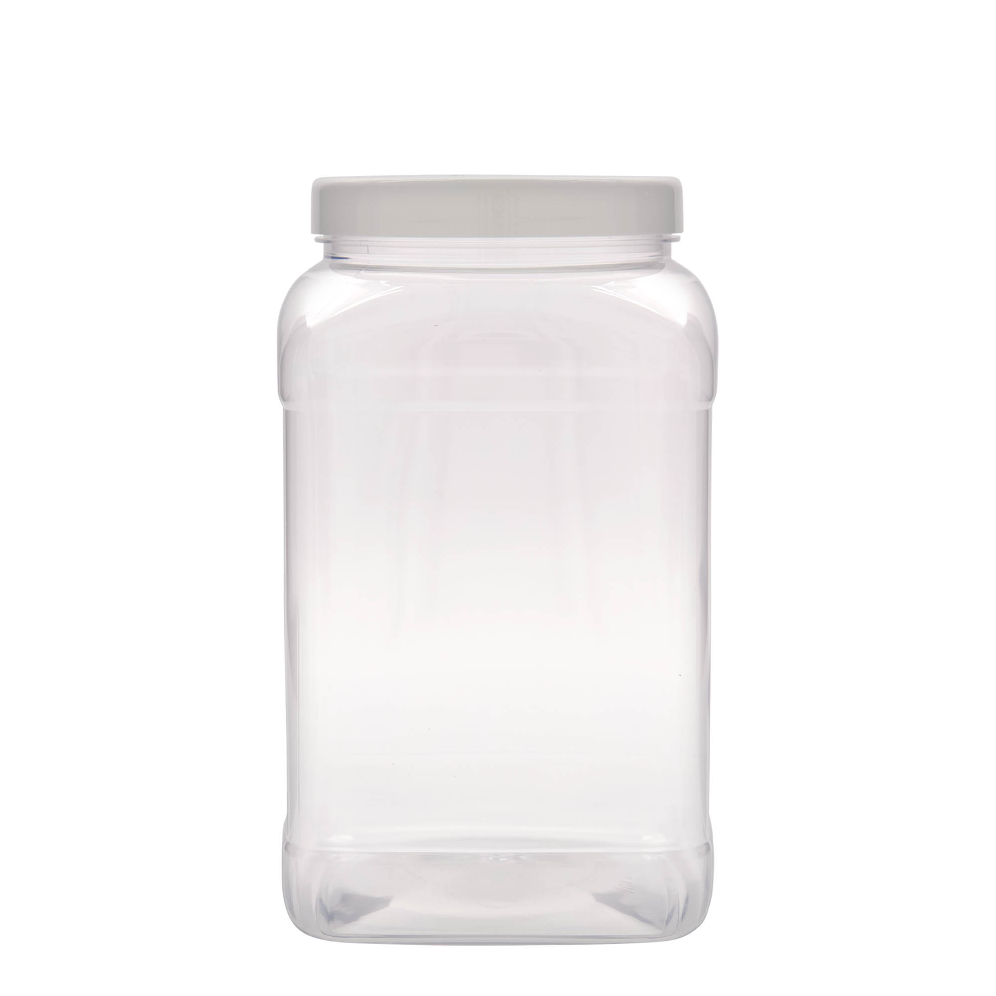 3.000 ml barattolo PET 'Dana', quadrato, plastica, bocca: 110/400