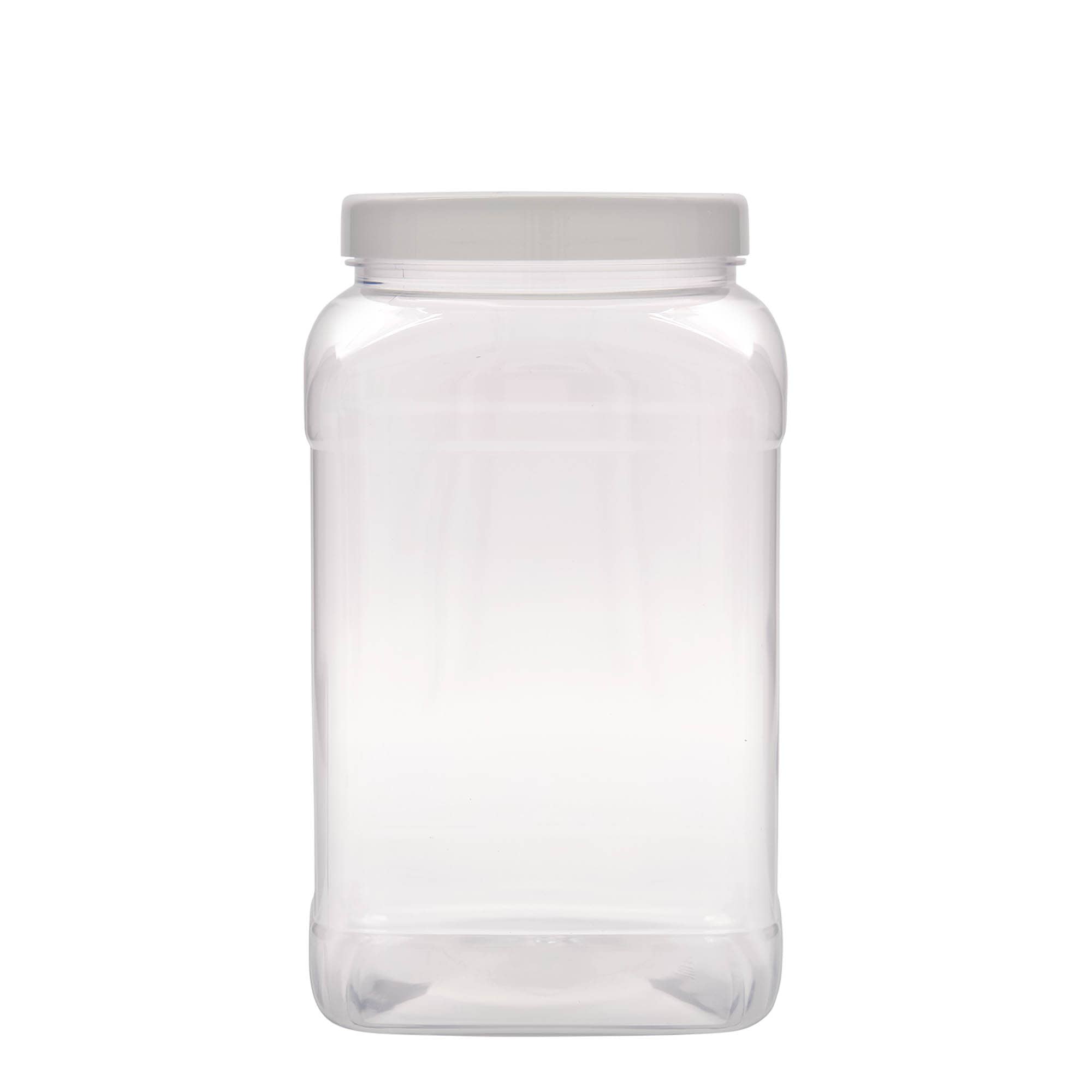 3.000 ml barattolo PET 'Dana', quadrato, plastica, bocca: 110/400