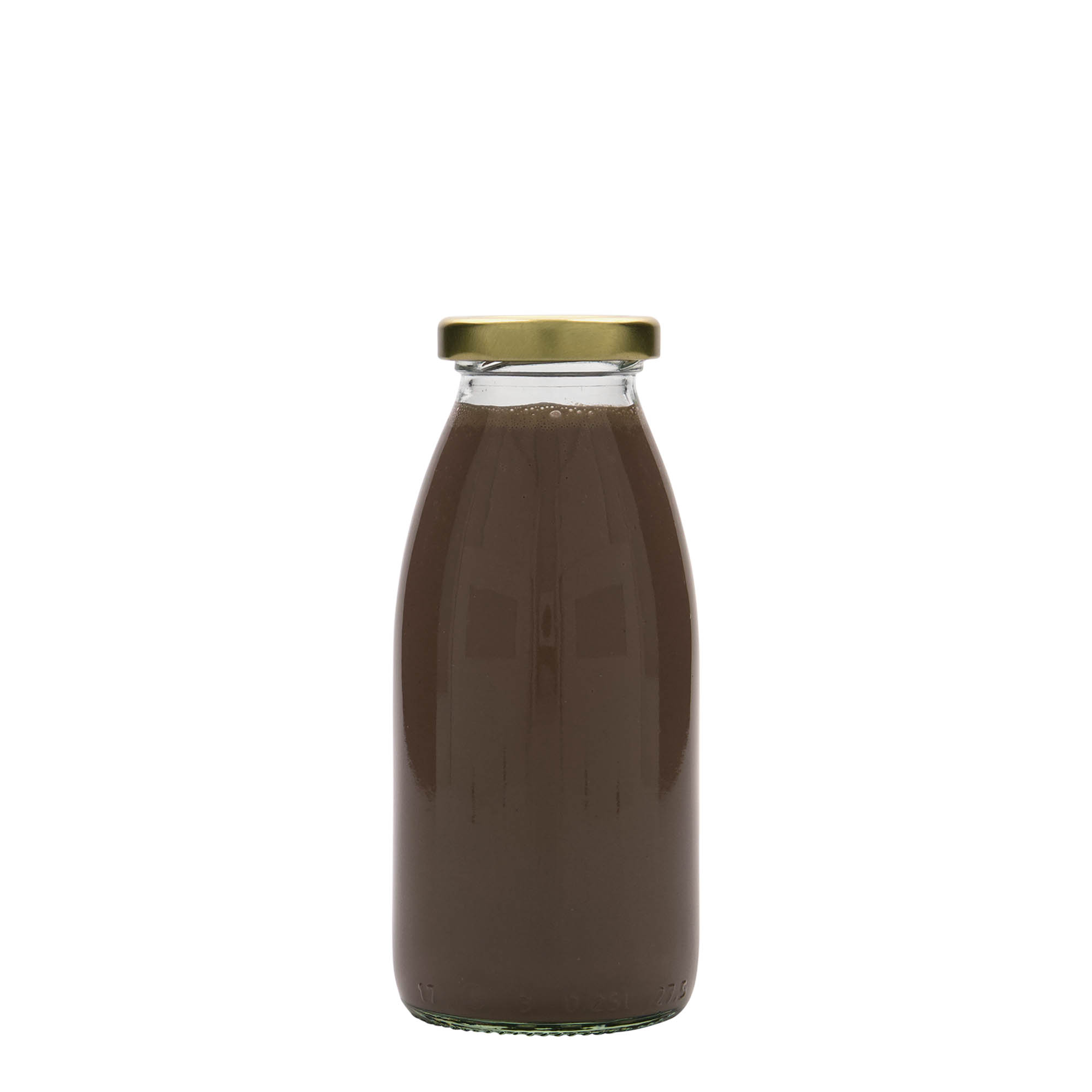 Bottiglia di vetro da 250 ml Vroni, bocca: Twist-Off (TO 43)