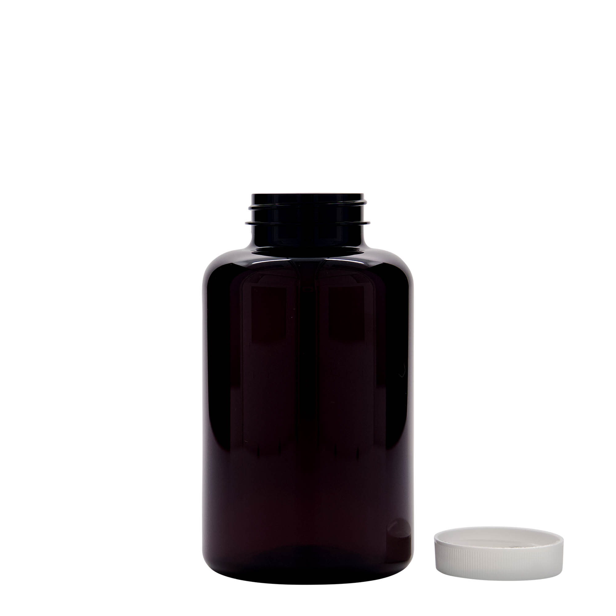 500 ml contenitore PET, plastica, marrone, bocca: 45/400 500 ml contenitore PET, plastica, marrone, bocca: 45/400