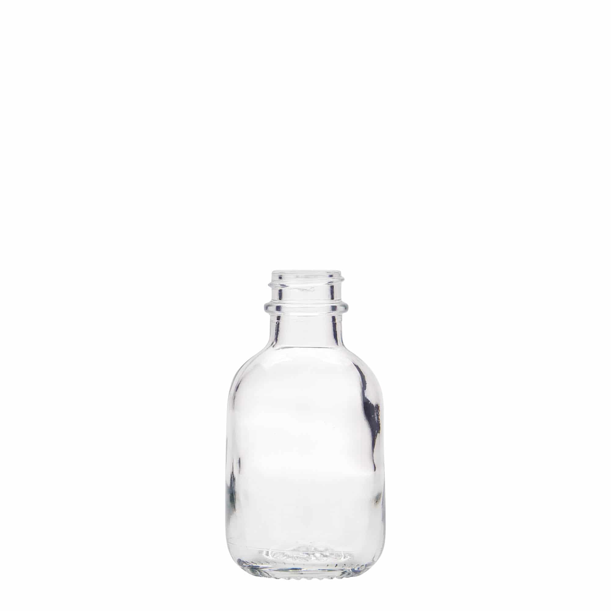 50 ml Bottiglia di vetro 'Lotto', imboccatura: GPI 22 50 ml Bottiglia di vetro 'Lotto', imboccatura: GPI 22