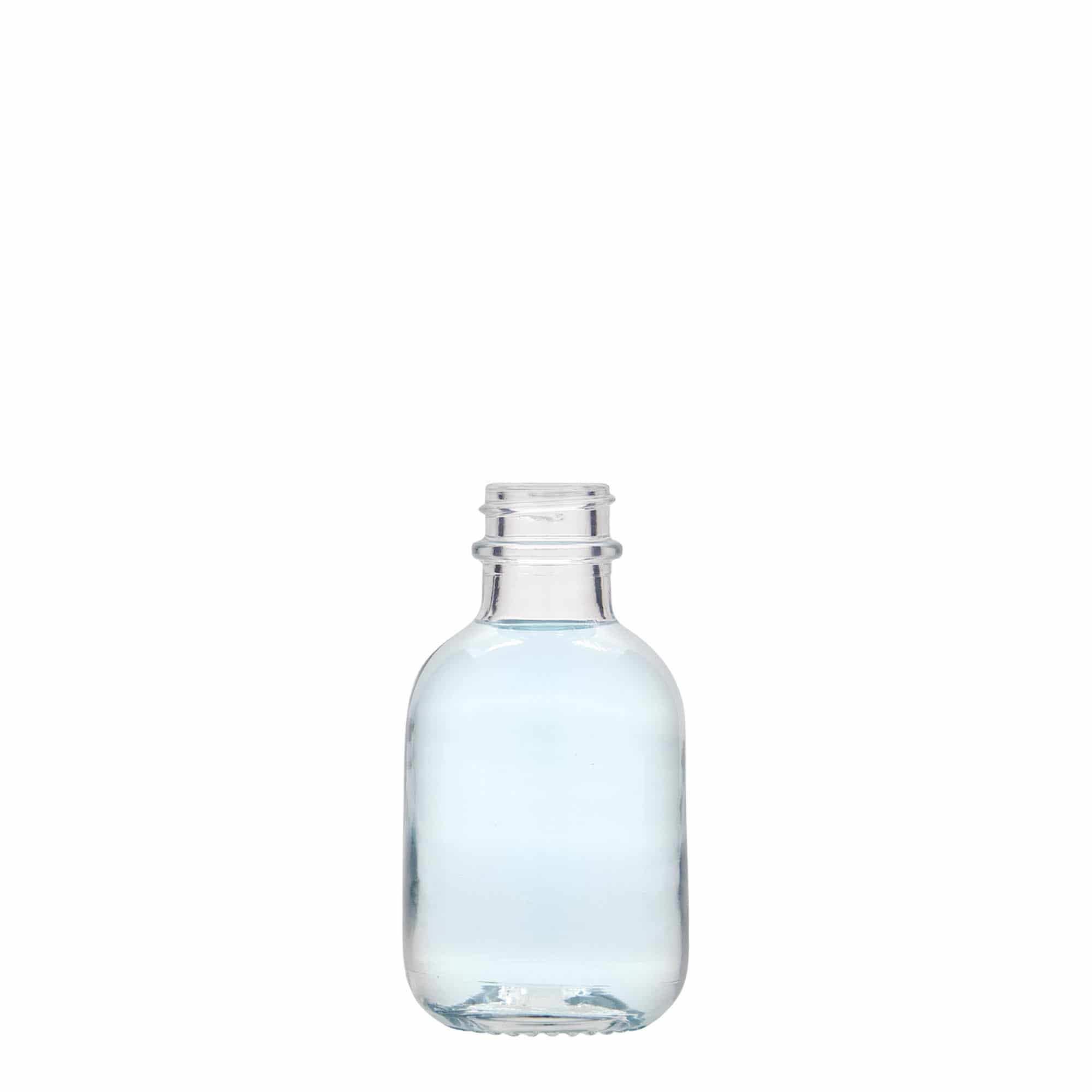 Bottiglia di vetro da 50 ml 'Lotto', bocca: GPI 22 Bottiglia di vetro da 50 ml 'Lotto', bocca: GPI 22