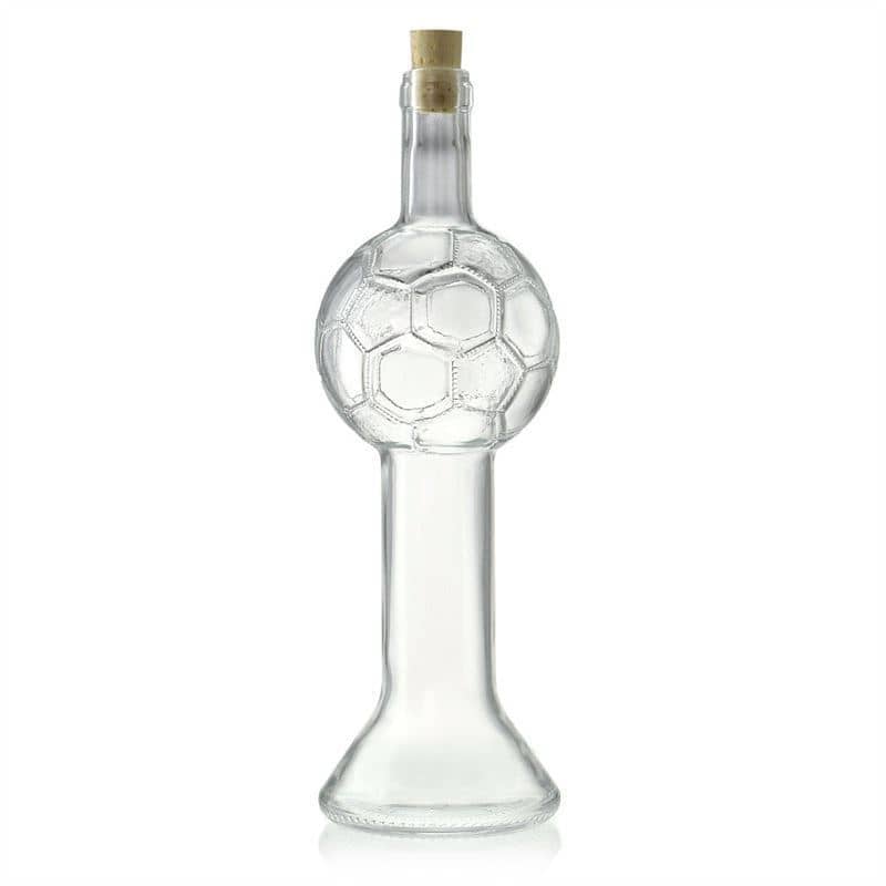 700 ml Bottiglia di vetro 'Football Cup', imboccatura: fascetta