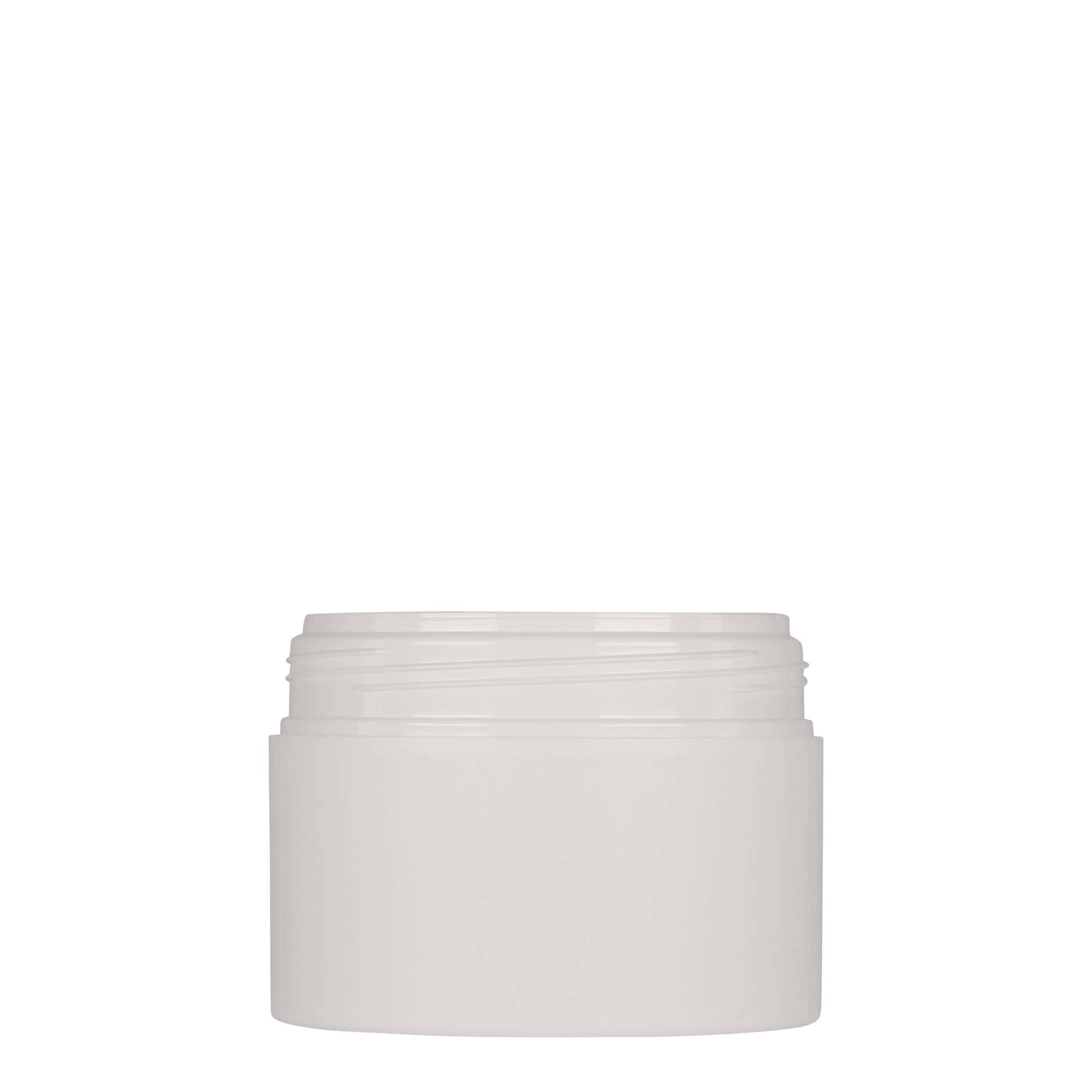 150 ml barattolo in plastica 'Antonella', PP, bianco, apertura: chiusura a vite