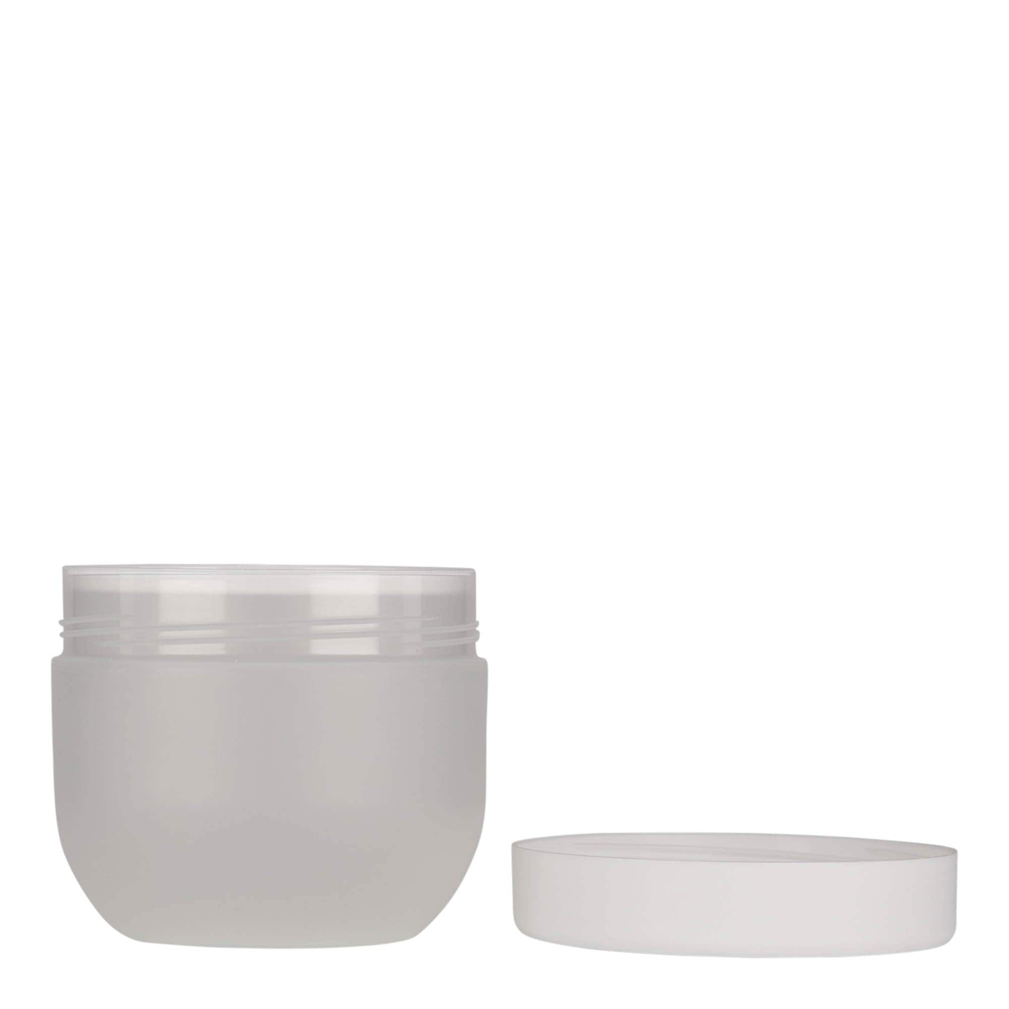 500 ml barattolo in plastica 'Magic', PP, naturale, apertura: chiusura a vite