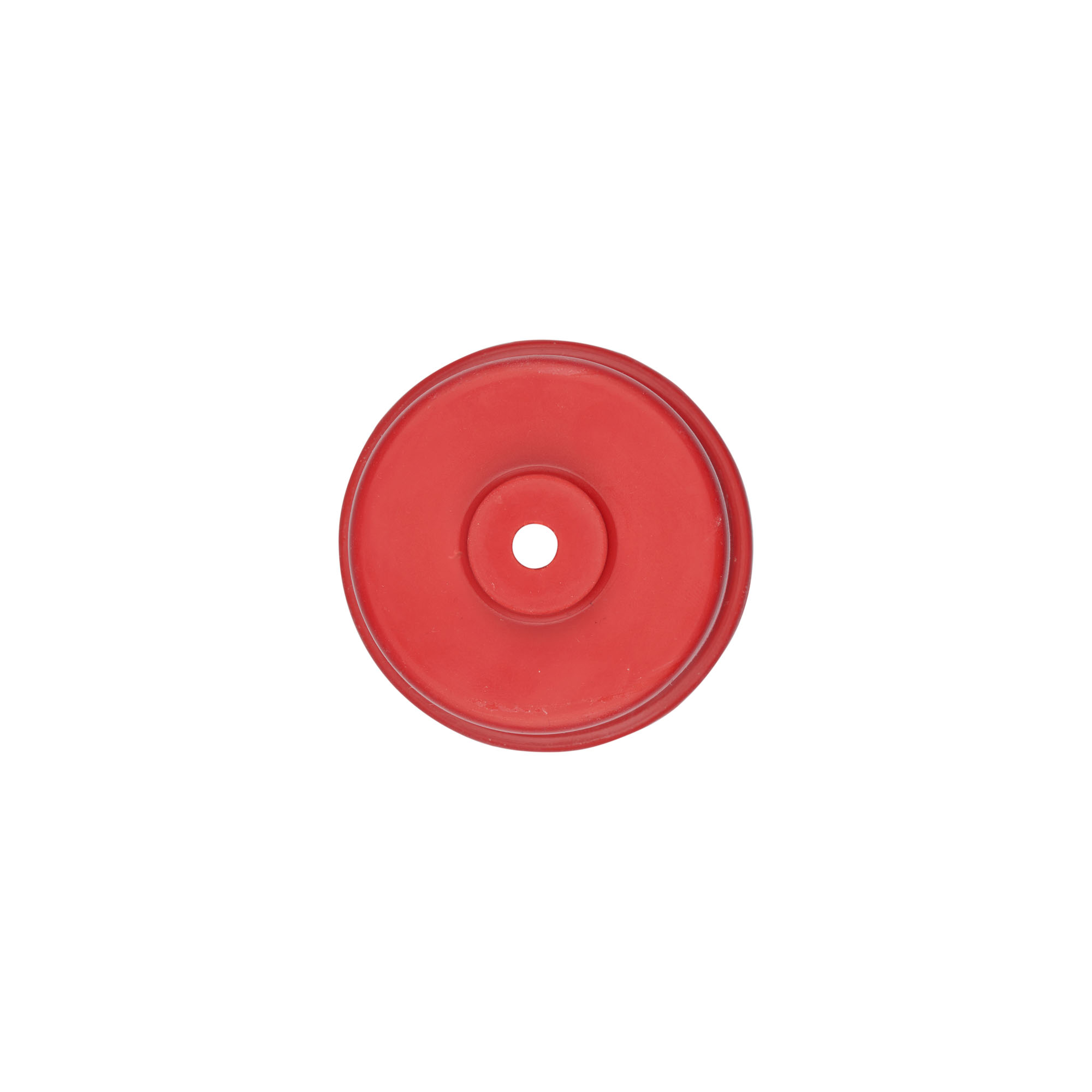 Tappo gorgogliatore N. 5, gomma, rosso