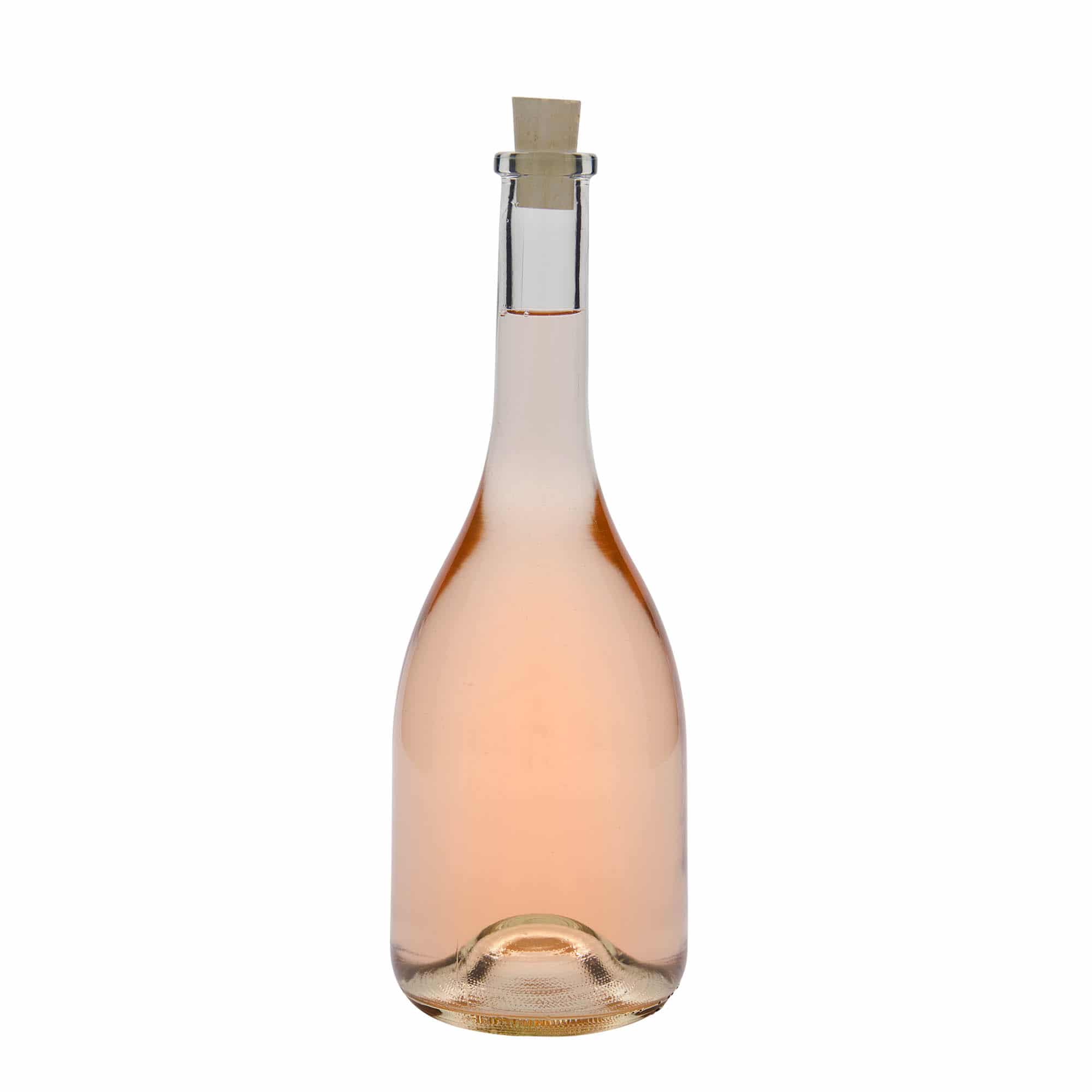 750 ml Bottiglia di vetro 'Rustica, imboccatura: fascetta