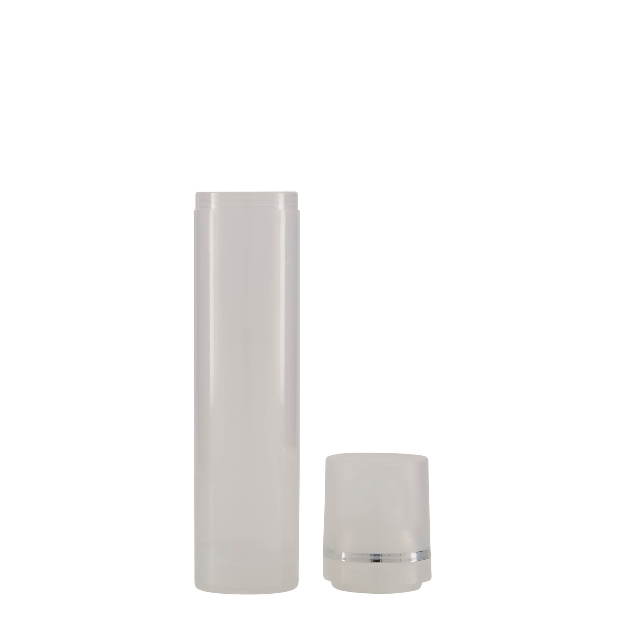 Dispenser Airless 100 ml 'Mezzo', plastica PP, naturale