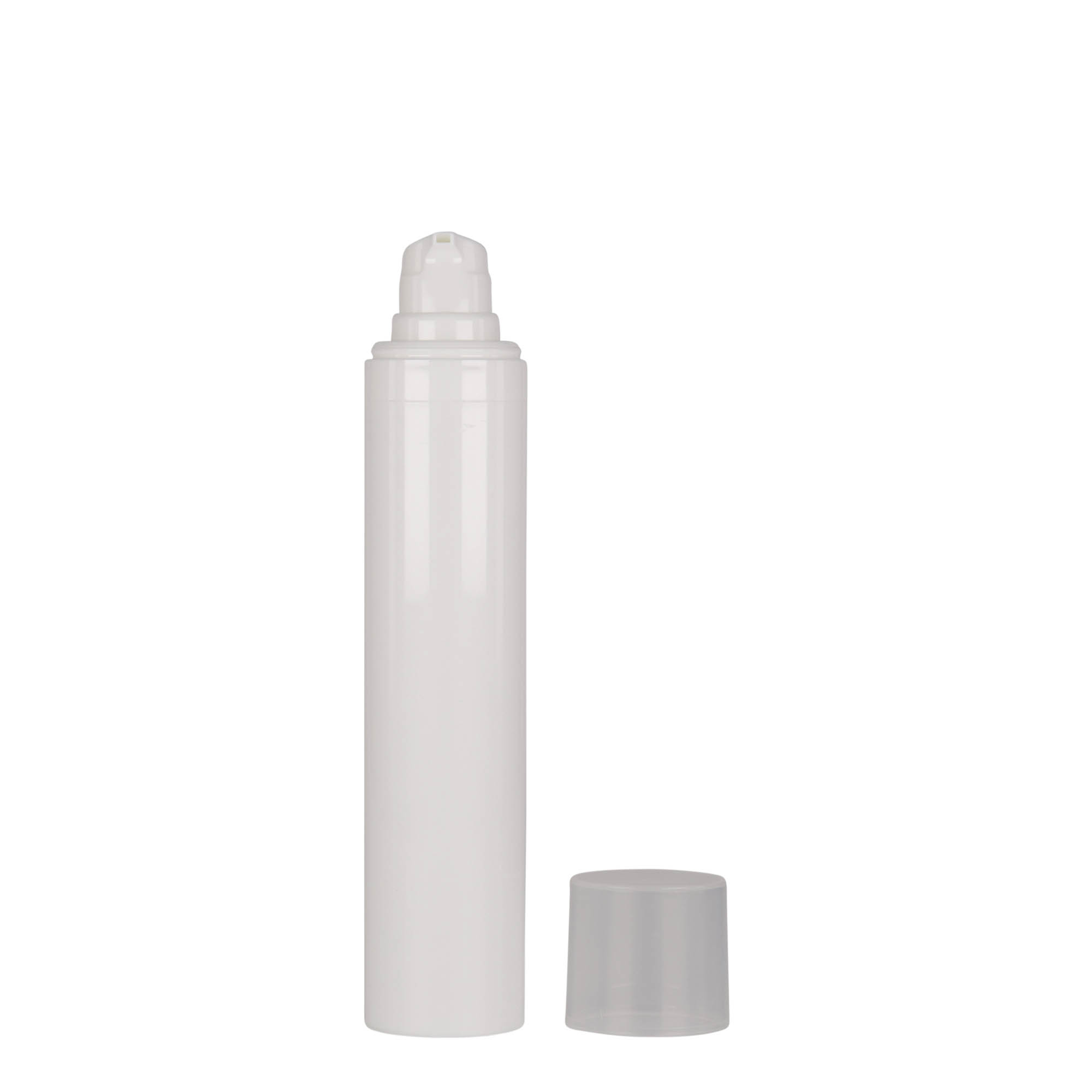 50 ml Flacone Airless 'Micro', plastica PP, bianco